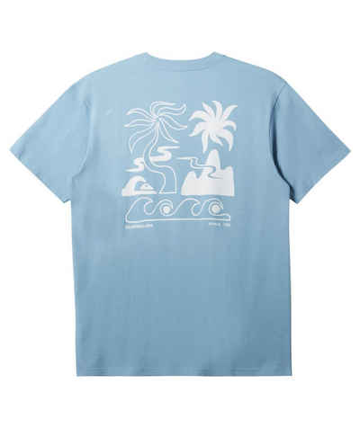 Quiksilver T-Shirt Quiksilver M Tropical Breeze Mor Herren