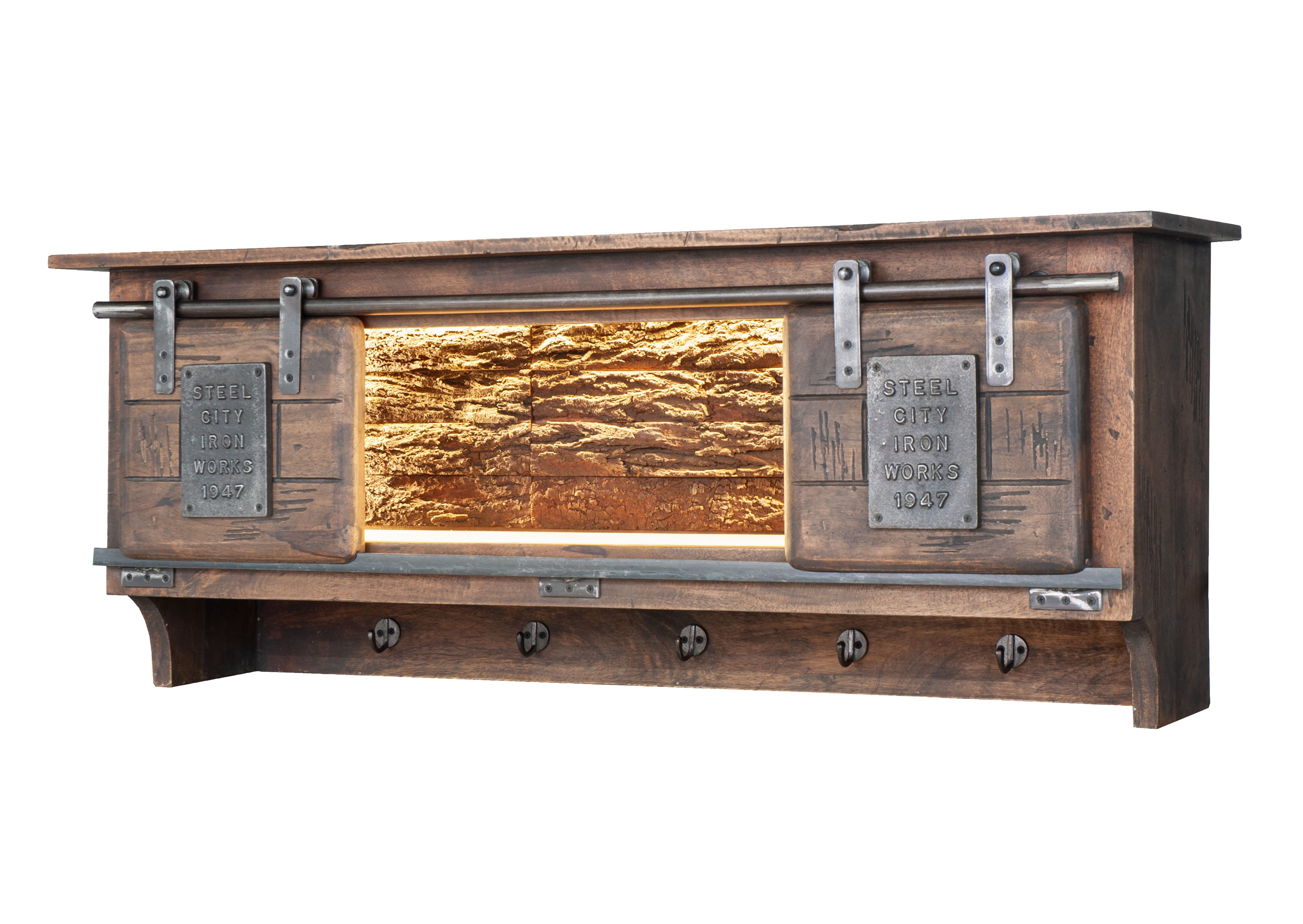 Woodroom Garderobenschrank Pali (Mango massiv gewachst günstig online kaufen