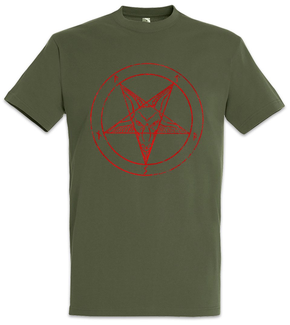 Urban Backwoods Print-Shirt Baphomet Pentagram Sign günstig online kaufen