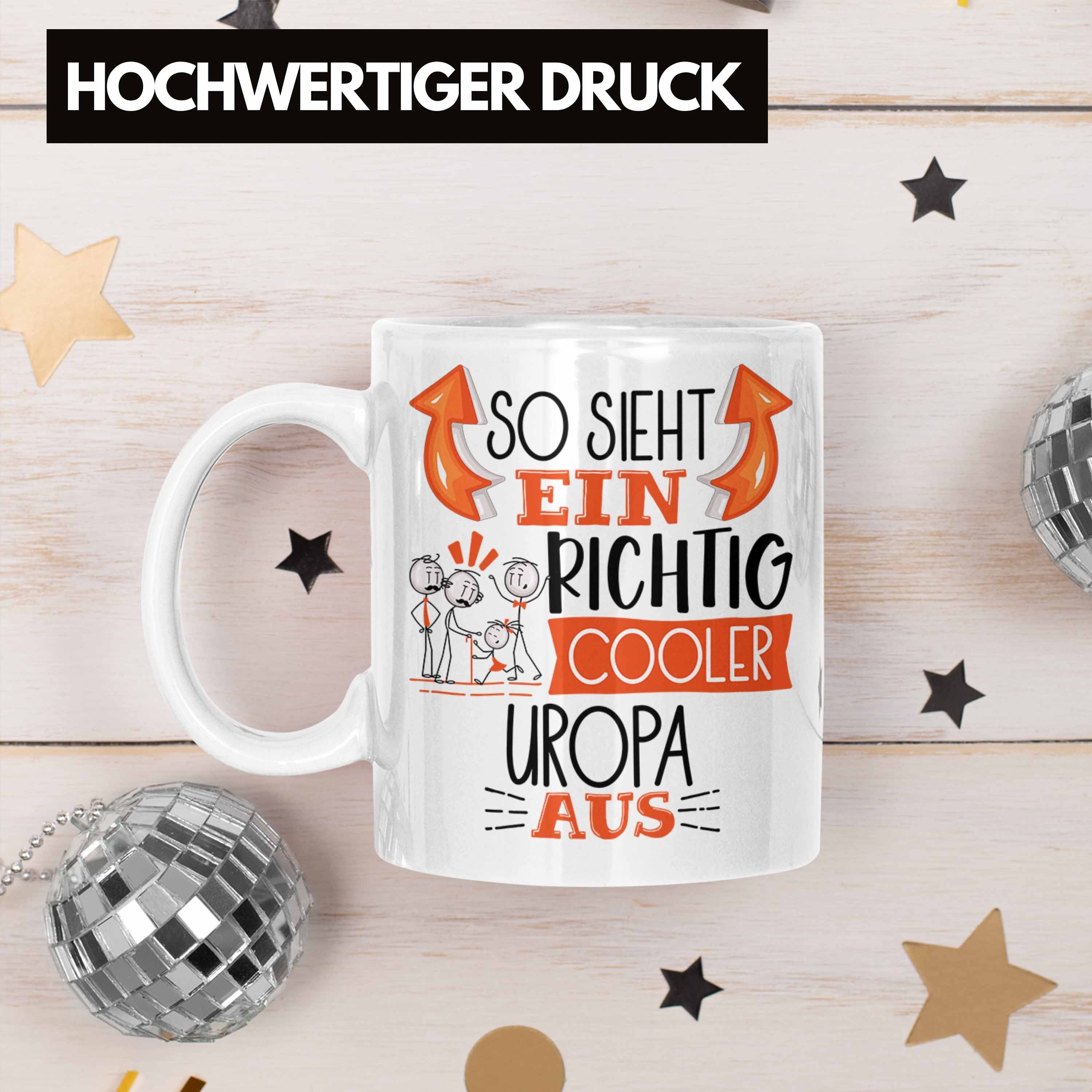 RIchtig Ein Geschenk Uropa Tasse Geschenkid Sieht Uropa Weiss Aus Cooler Tasse So Trendation