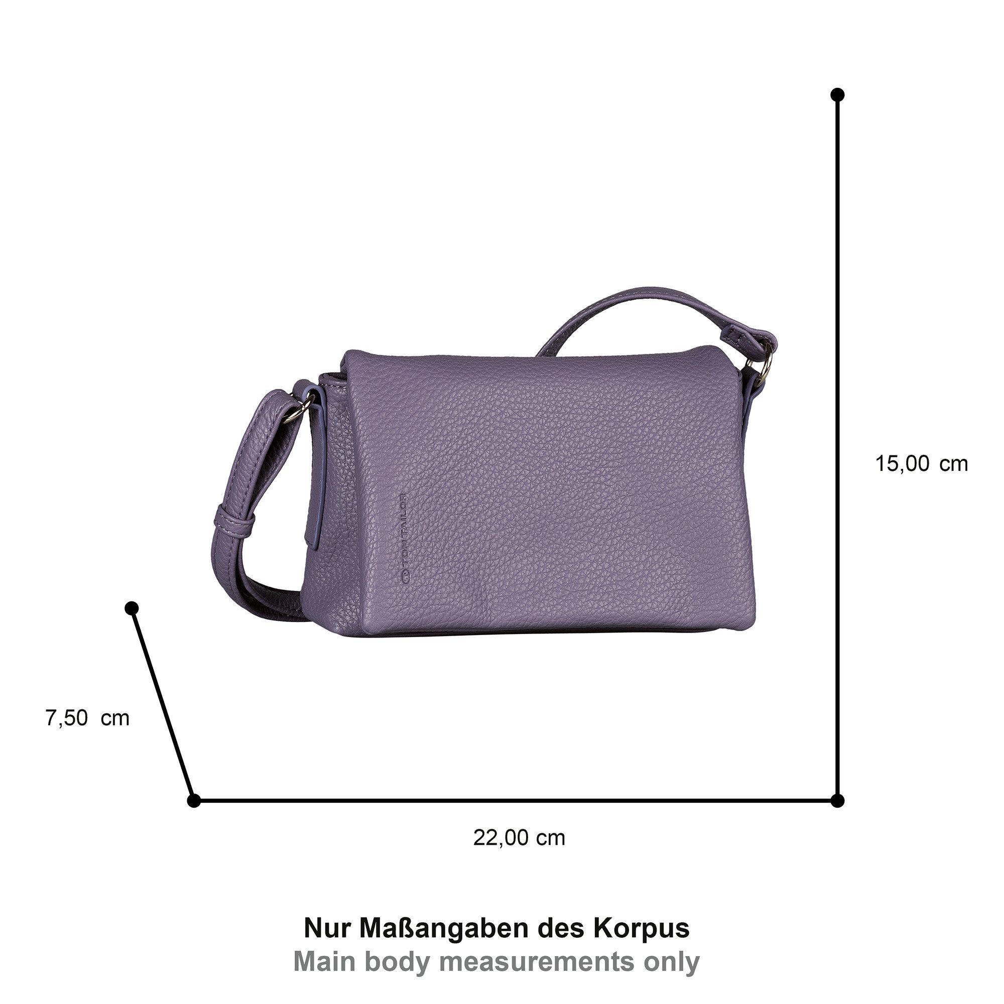 TOM TAILOR Umhängetasche Lissi, besonders weiches Material lässig fallend m günstig online kaufen