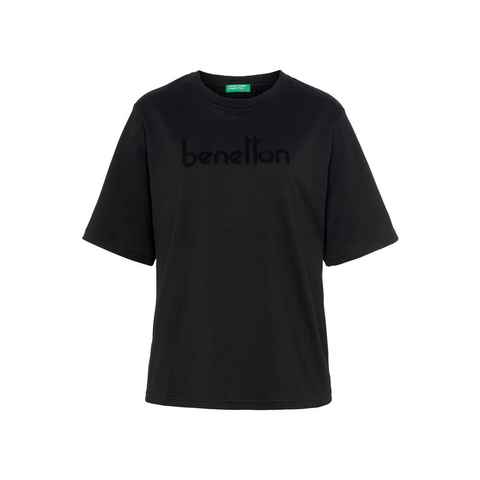 United Colors of Benetton T-Shirt mit Logodruck auf der Brust