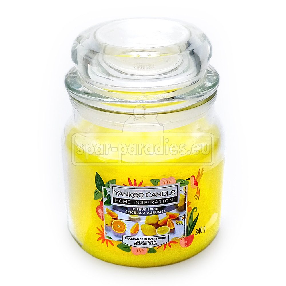 Yankee Candle Duftkerze Yankee Candle Duftkerze Medium Citrus Spice, 340 g günstig online kaufen