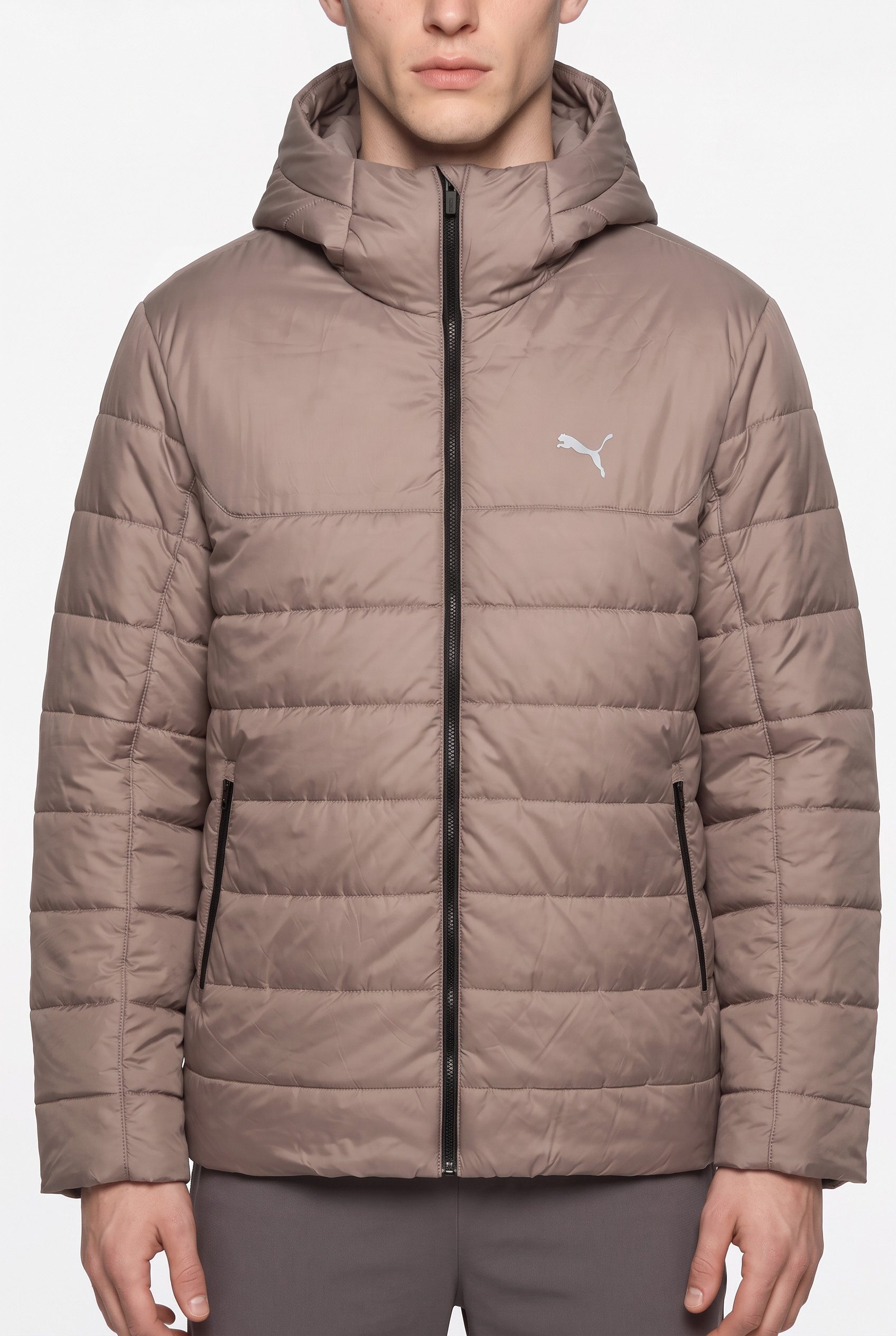 PUMA Winterjacke ESS HOODED PADDED JACKET mit Kapuze, minimalistisches Design, hoher Tragekomfort – Bild 2 von 5
