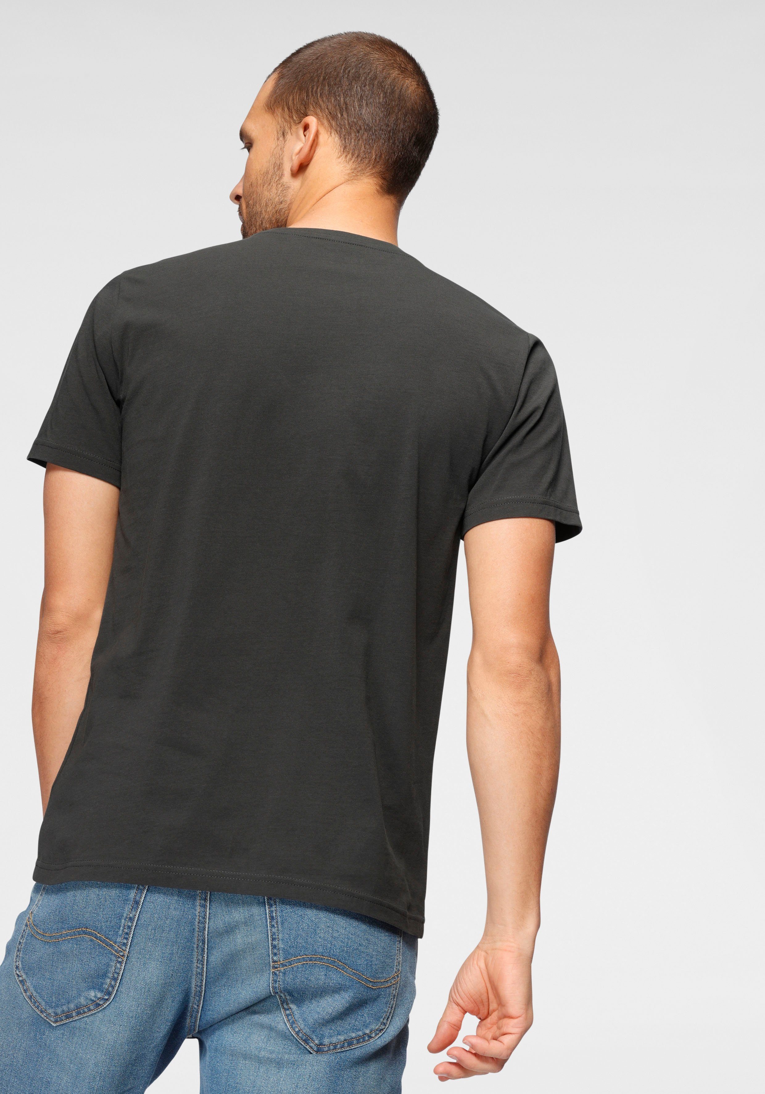 LOGO washed-black PATCH T-Shirt Lee® TEE