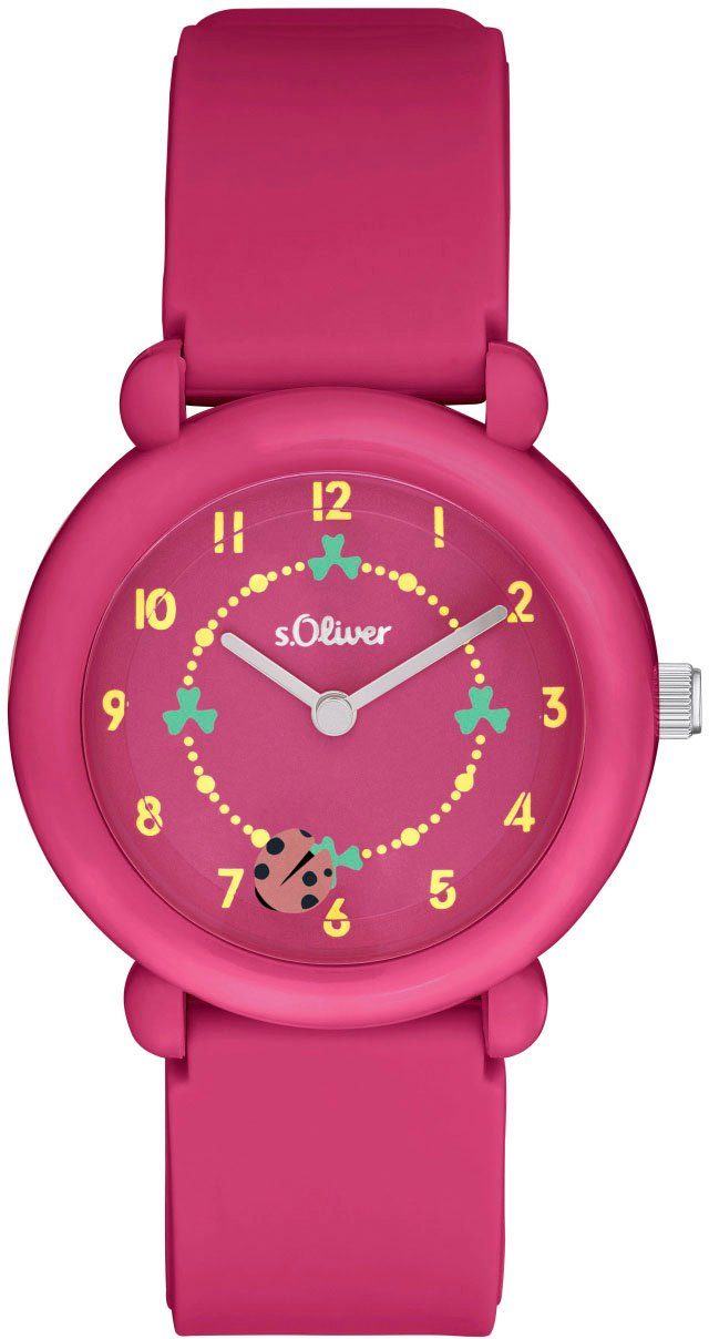s.Oliver Quarzuhr 2036533, ideal auch schöne für Mädchen als Geschenk, Atemberaubend Armbanduhr