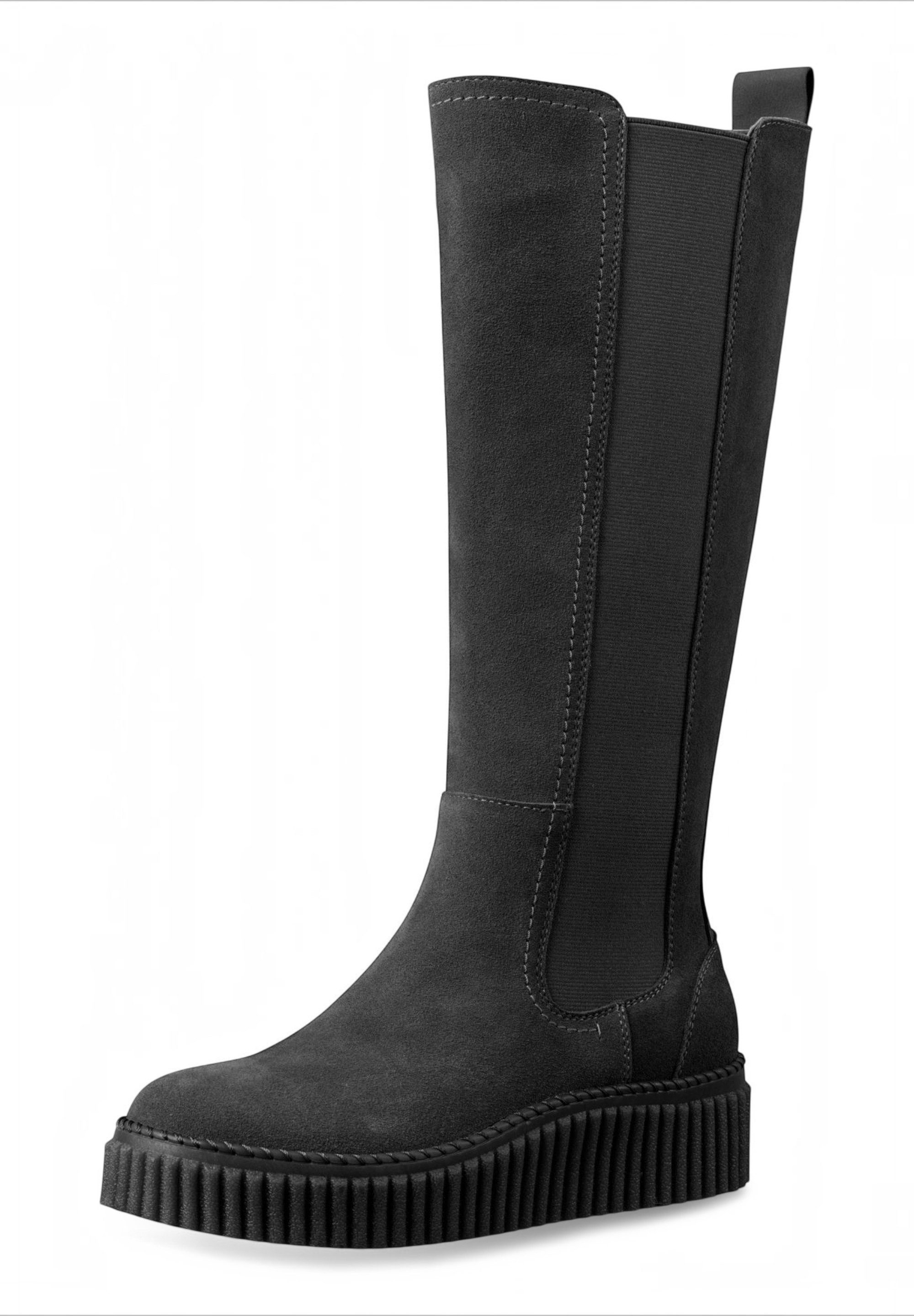 Ilse Jacobsen CALIRA08 Stiefel Wildleder, Chelsea, Reißverschluss, elegant