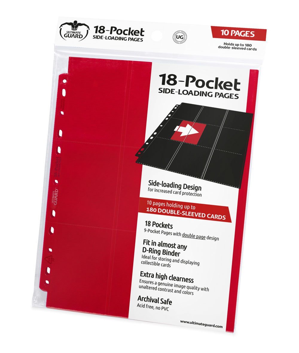 Ultimate Guard Sammelkarte Ultimate Guard 18-Pocket Pages Side-Loading (10 Stück)