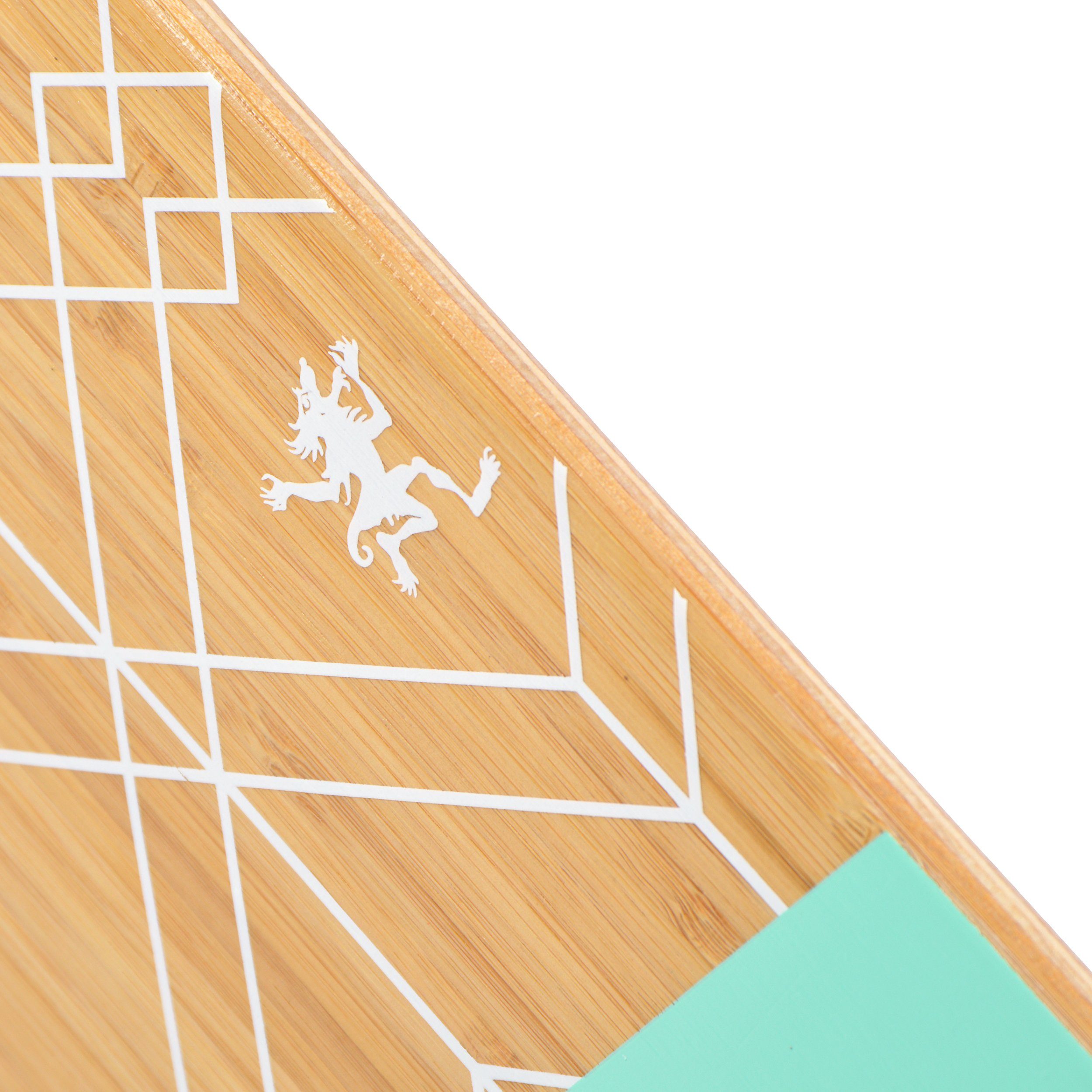 Apollo Longboard Twin Tip DT Longboard 36", gefertigt aus 8 Holzlagen in angesagtem TwinTip-Shape