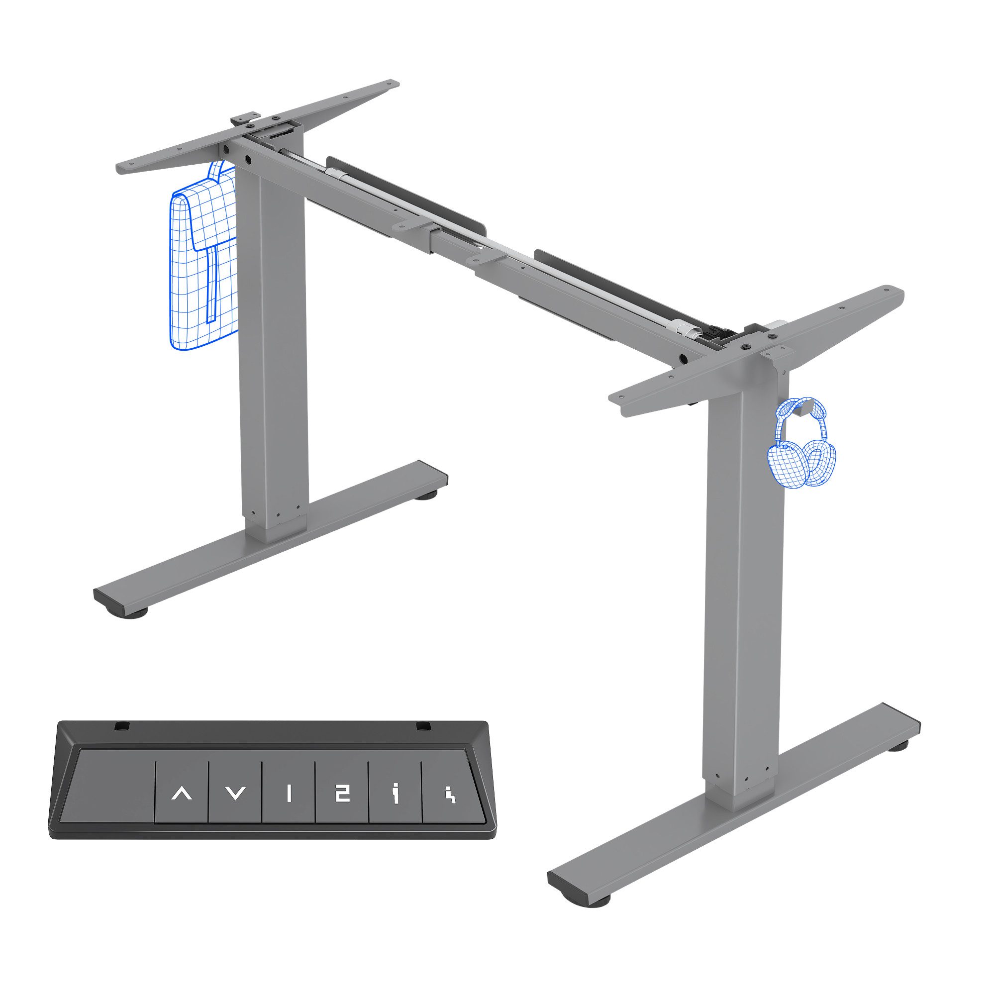 FLEXISPOT Schreibtisch Elektrisch höhenverstellbares Tischgestell, Schwarz/ günstig online kaufen