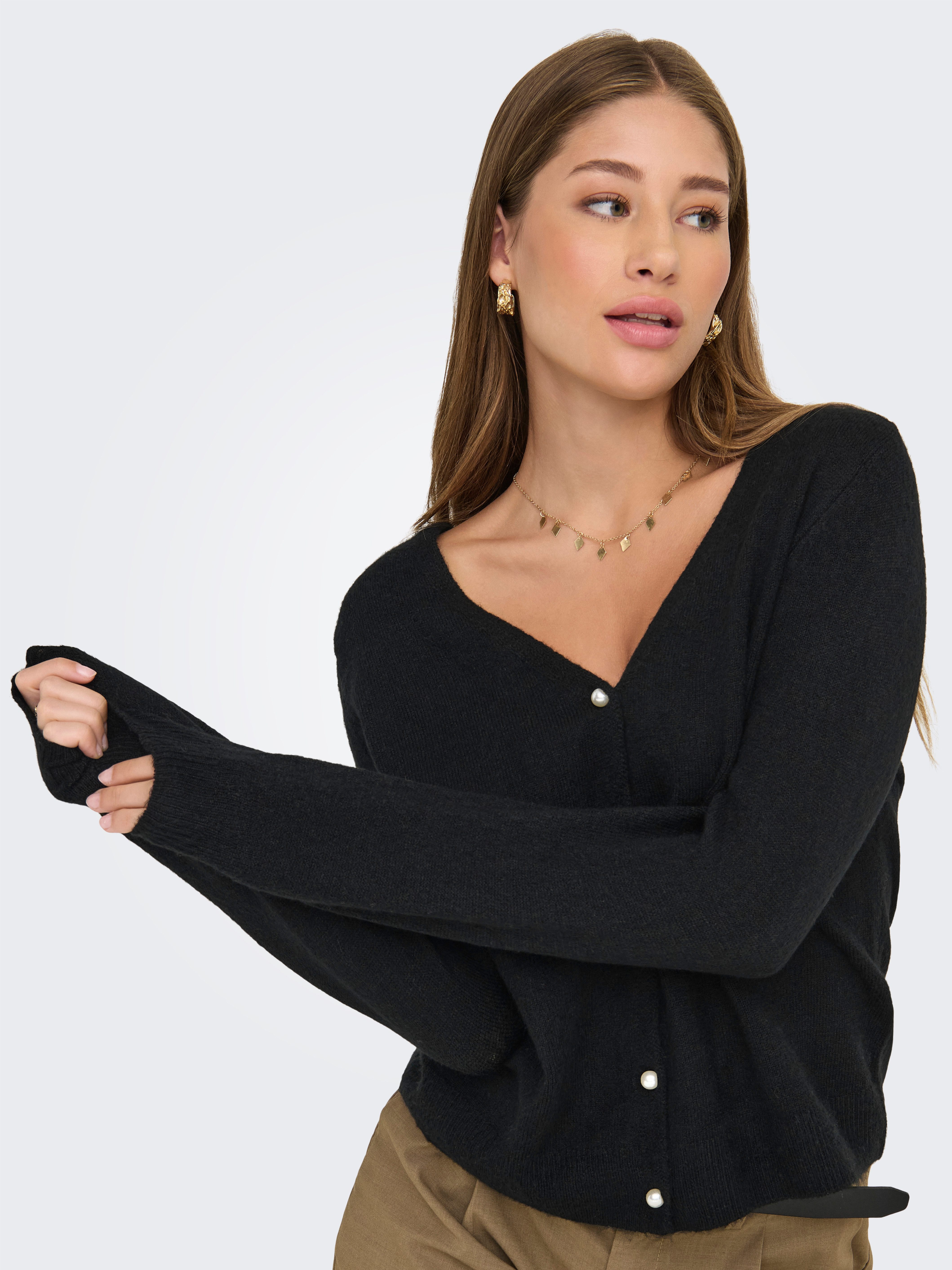 ONLY Strickjacke ONLADELE LS LACE MIX REVERS CARDI CC KNT günstig online kaufen