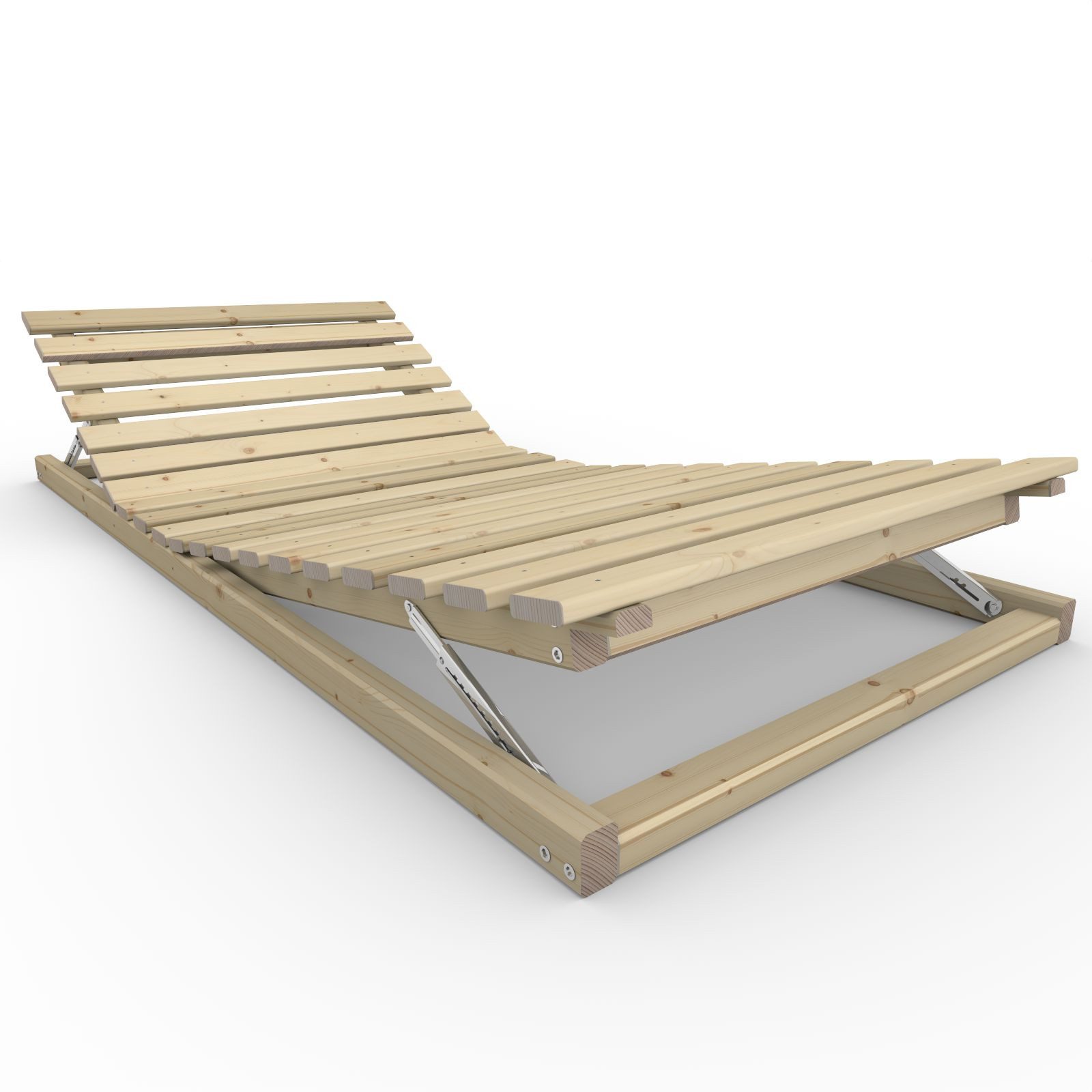 Lattenrost Ergonomischer Holzrahmen Kopf und Fußteil verstellbar ''Ergo-Eva'' 70, TUGA-Holztech