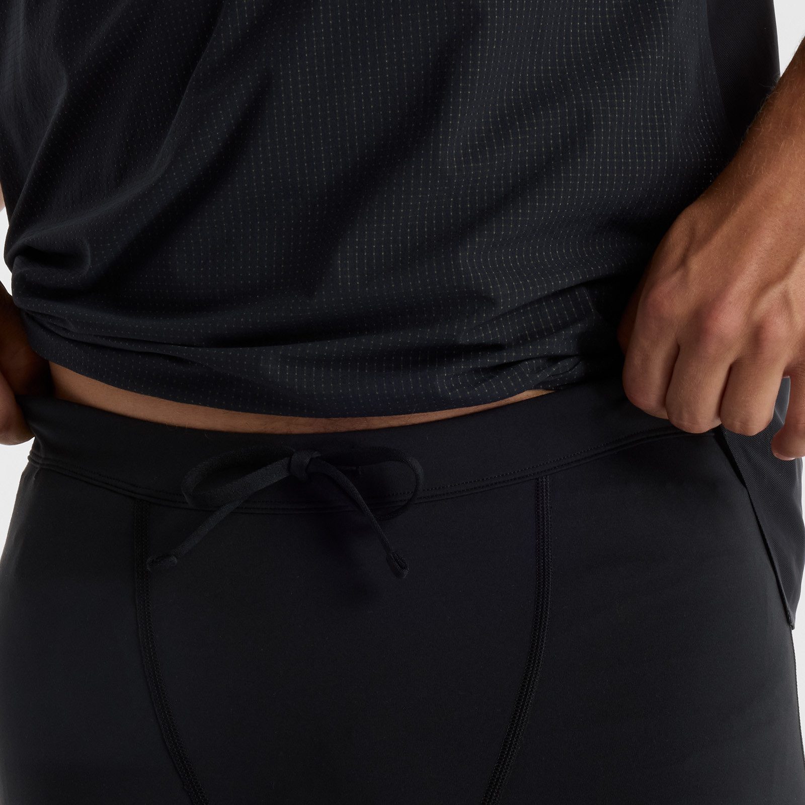 New Balance Lauftights Sleek Tight atmungsaktives Material, mit Elasthan, schnell trocknend
