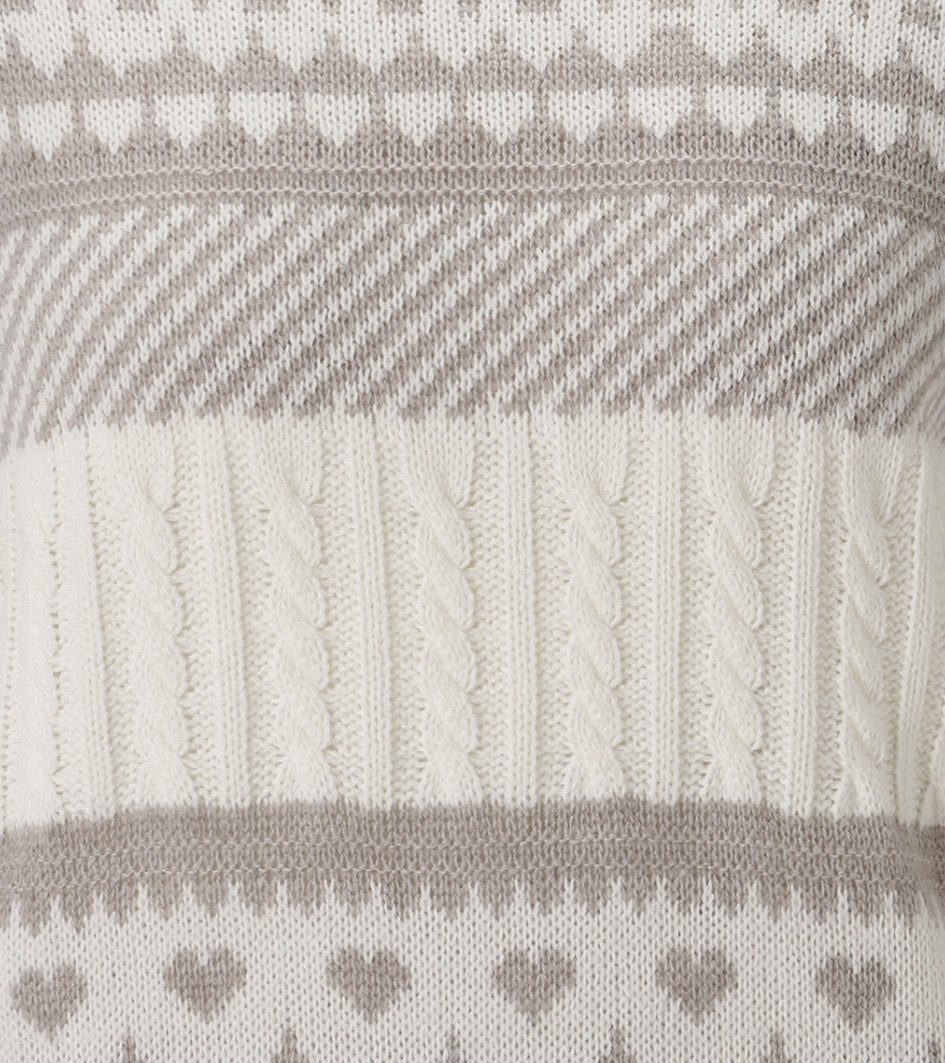 Aniston CASUAL Strickpullover im trendigen Muster-Mix