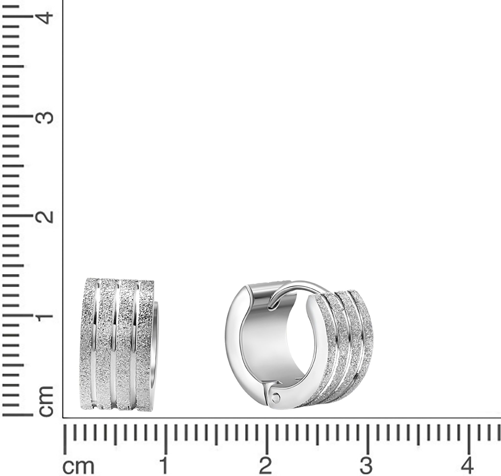 Firetti Paar Creolen Schmuck Geschenk Ohrschmuck Ohrringe – Bild 2 von 2