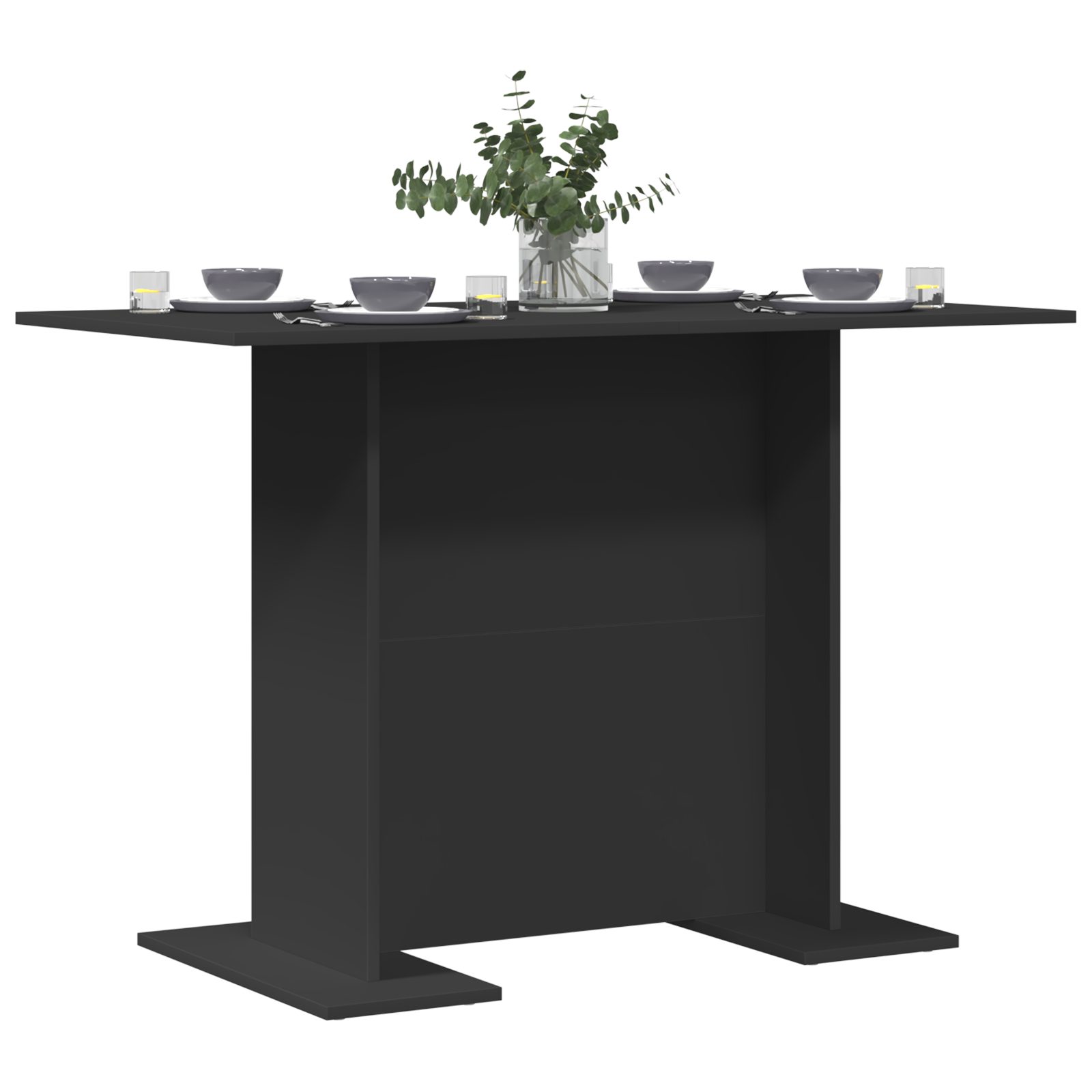 vidaXL Esstisch Esstisch Schwarz 100x60x75 cm günstig online kaufen