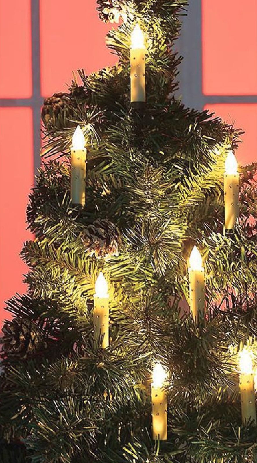 Gravidus LED-Kerze 10er LED Weihnachtsbaumkerzen Beleuchtung