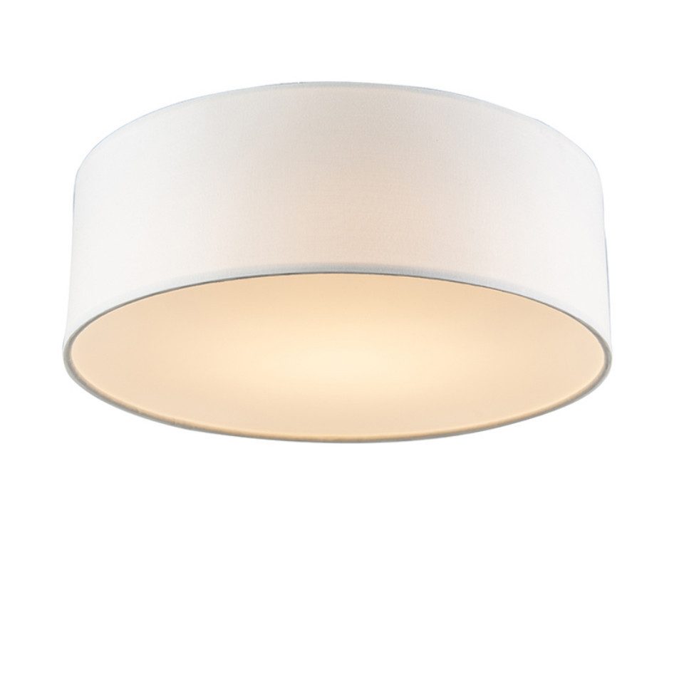 Qazqa Deckenleuchte Drum led, LED fest integriert, (nicht austauschbare) LE günstig online kaufen