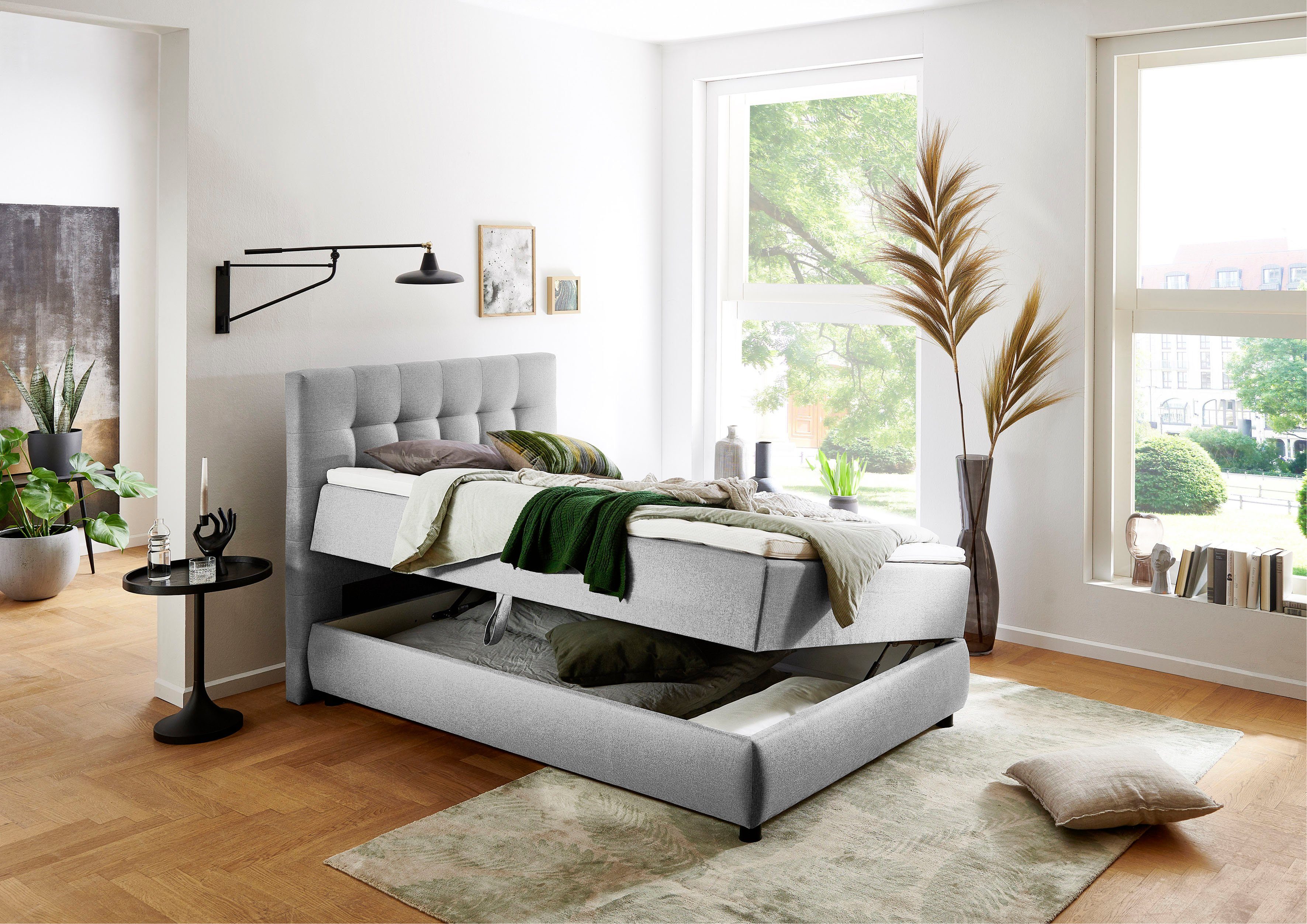 ATLANTIC home collection Boxbett LILO, inkl. Bettkasten und Topper