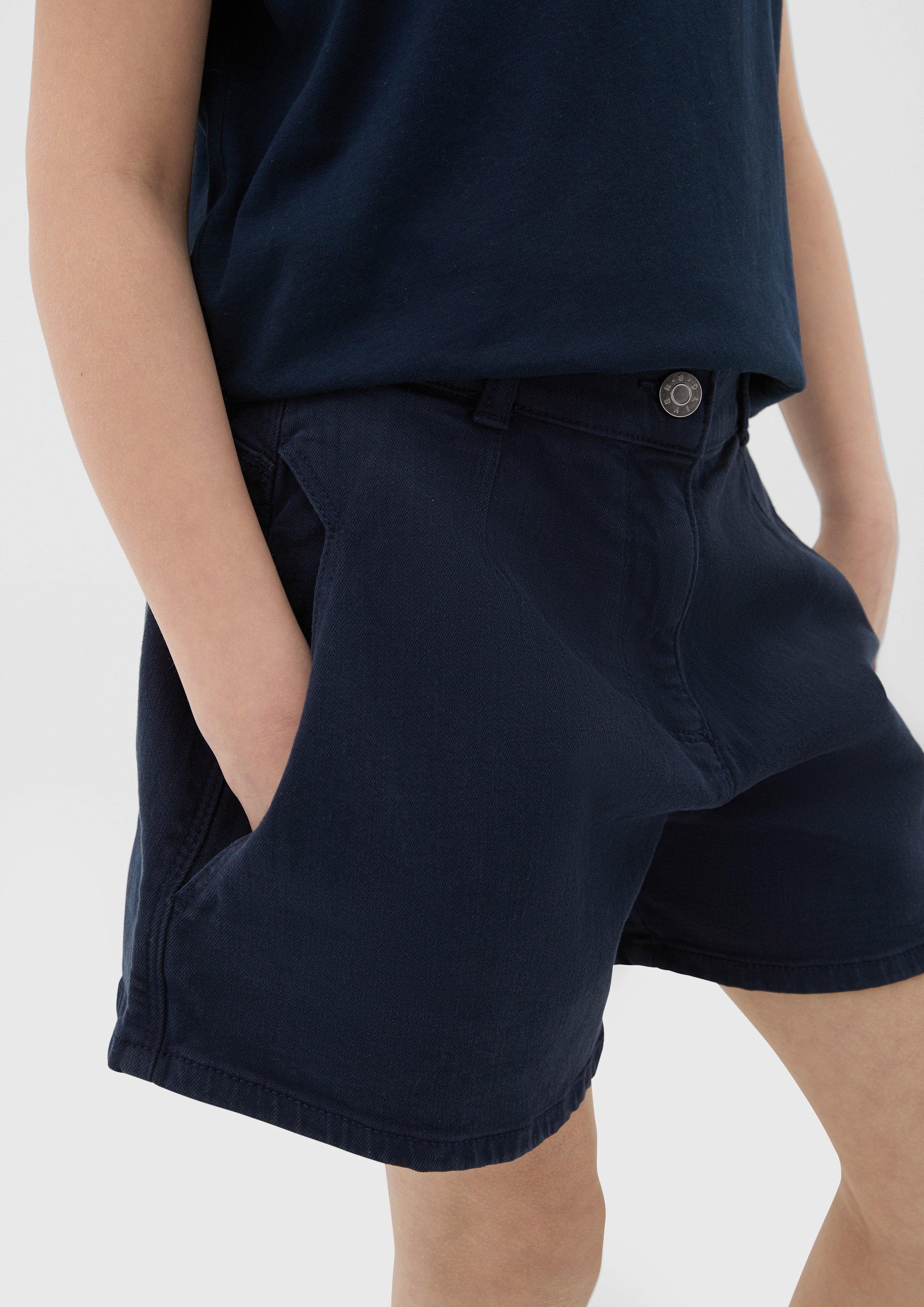 Shorts Garment Klassische s.Oliver navy Denimshorts Dye Loose: