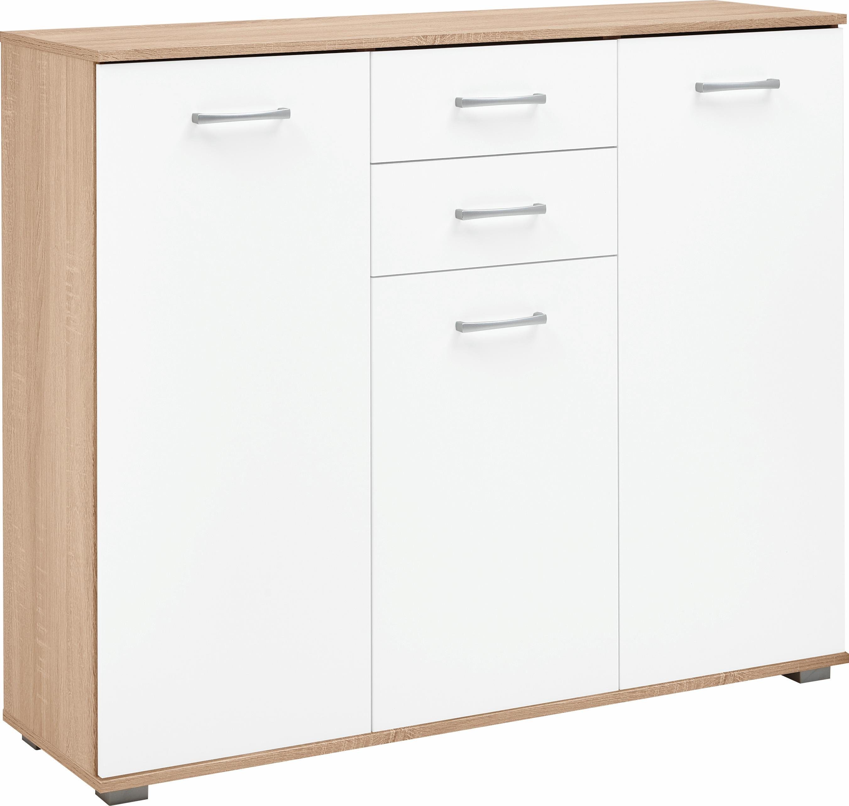 priess Kombikommode Barcelona mit 4 Schubkästen und Tür in 6 Farben