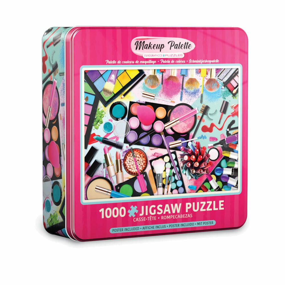 EUROGRAPHICS Puzzle Schminkpalette in Puzzledose, 1000 Puzzleteile