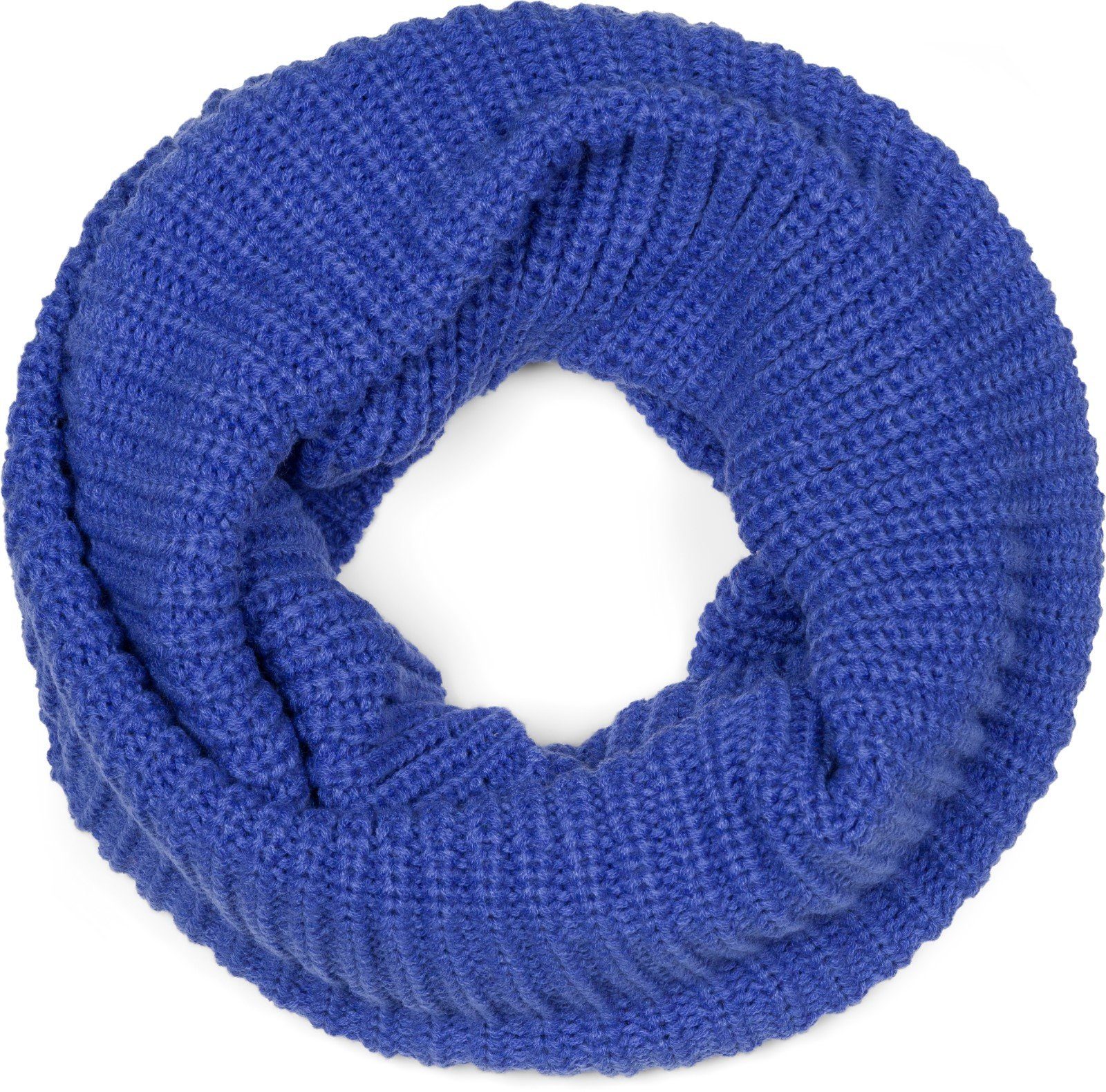 Strickschal Unifarbener Feinstrick Loop