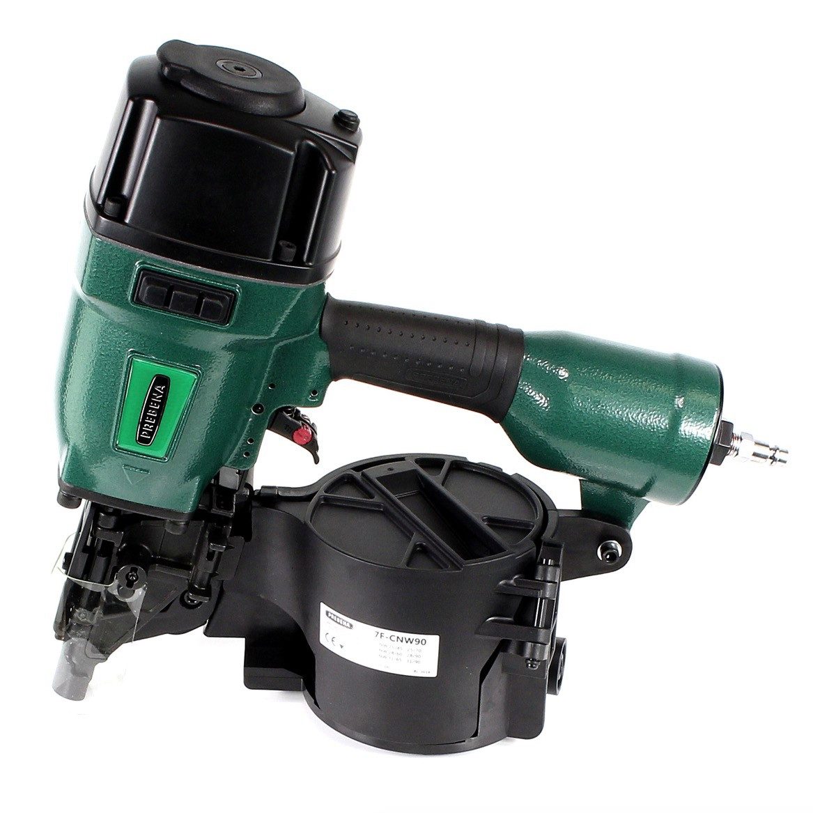 Prebena Druckluft-Nagler 7F-CNW90-S01 Druckluftnagler für Coilnägel Type CNW von 45-90mm