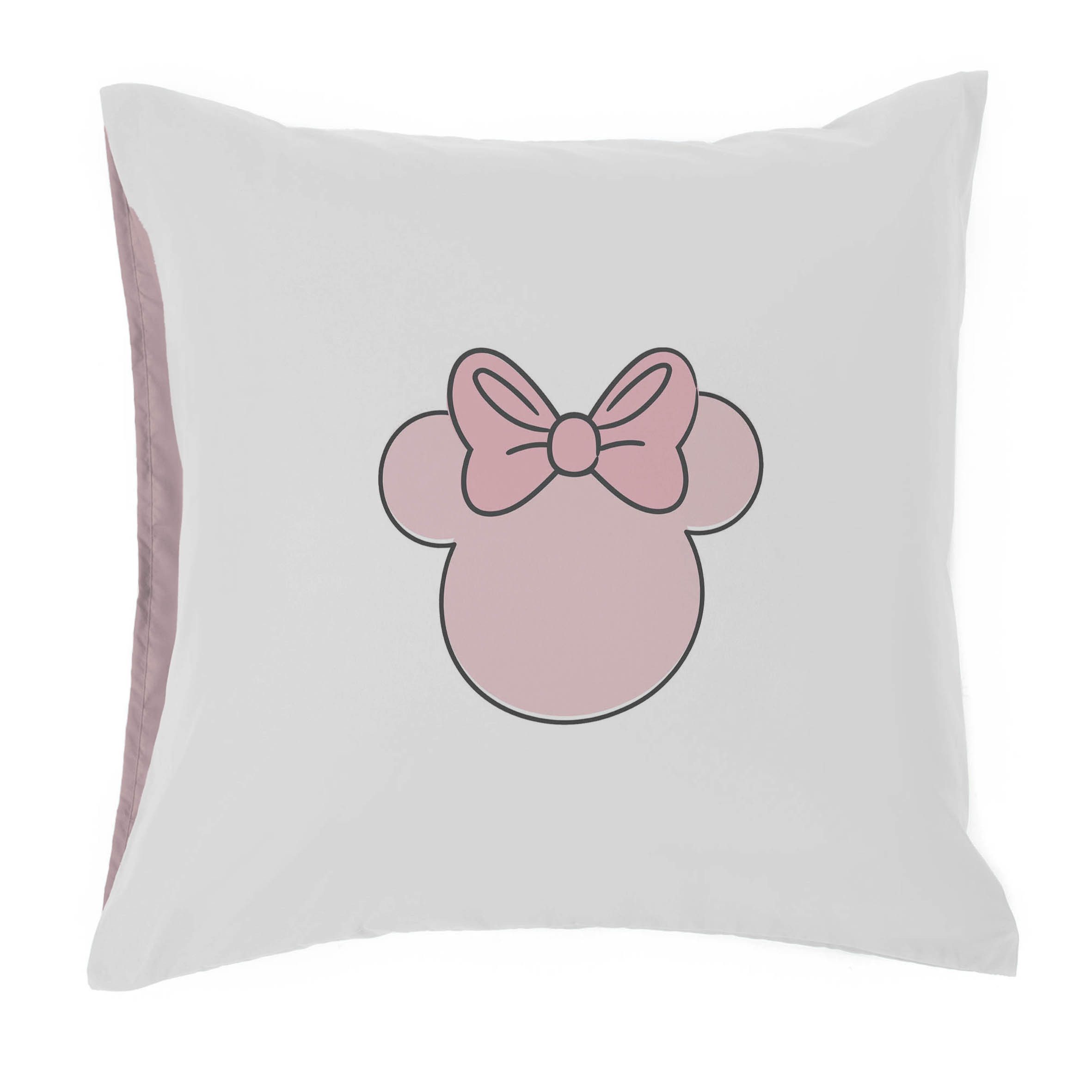 Disney Kinderbettwäsche Disney Minnie Mouse Bettbezug-Set 135x200 cm + Kissenbezug 80x80 cm, Washed Cotton, 2 teilig, 100 % Baumwolle, maschinenwaschbar, wendba – Bild 4 von 5