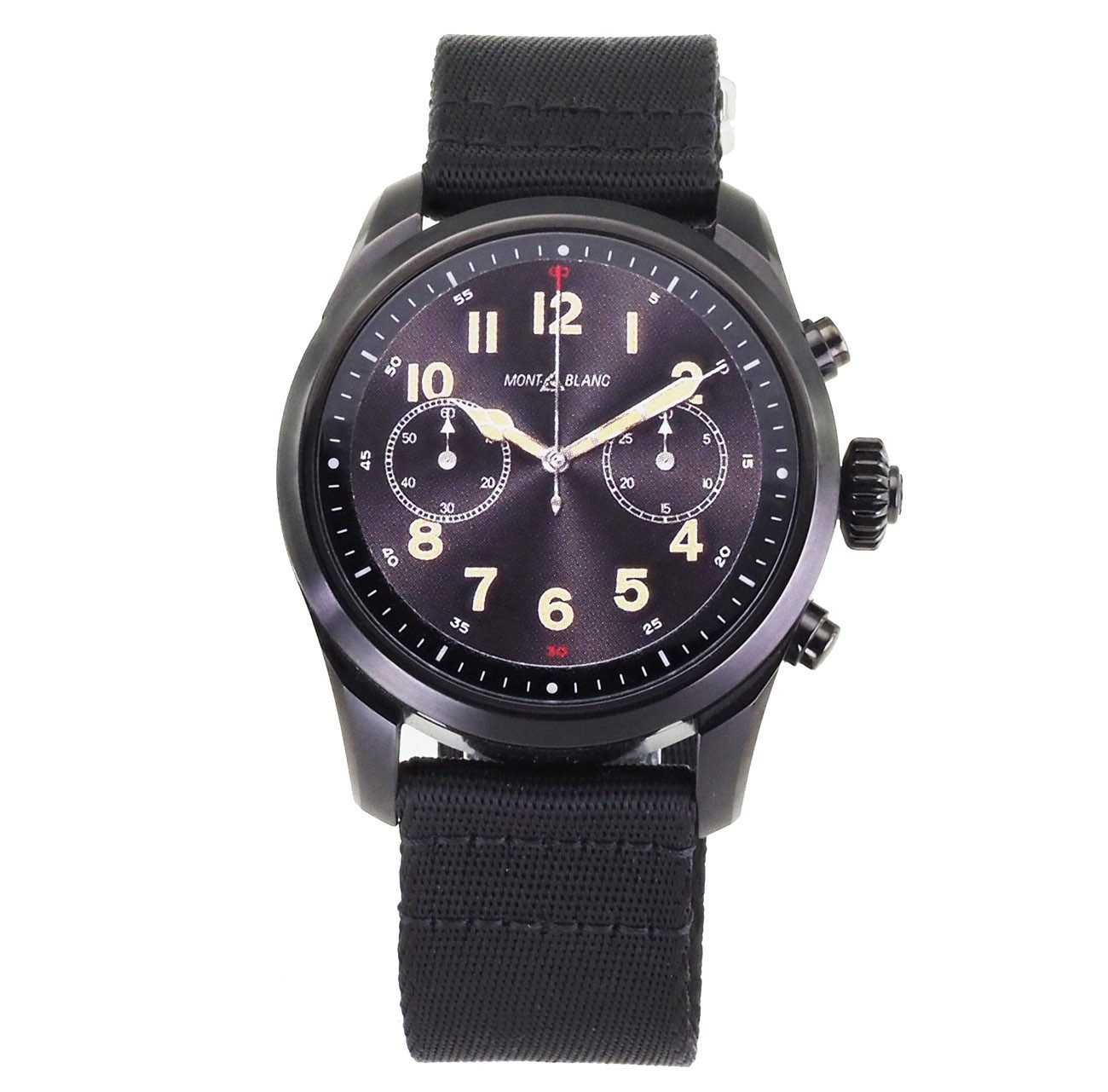 MONTBLANC Schweizer Uhr Herren Uhr MB119560 Summit 2 Smartwatch, Luxuriöse Smartwatch Funktionen Reise, Fitness, Arbeit und Freizeit