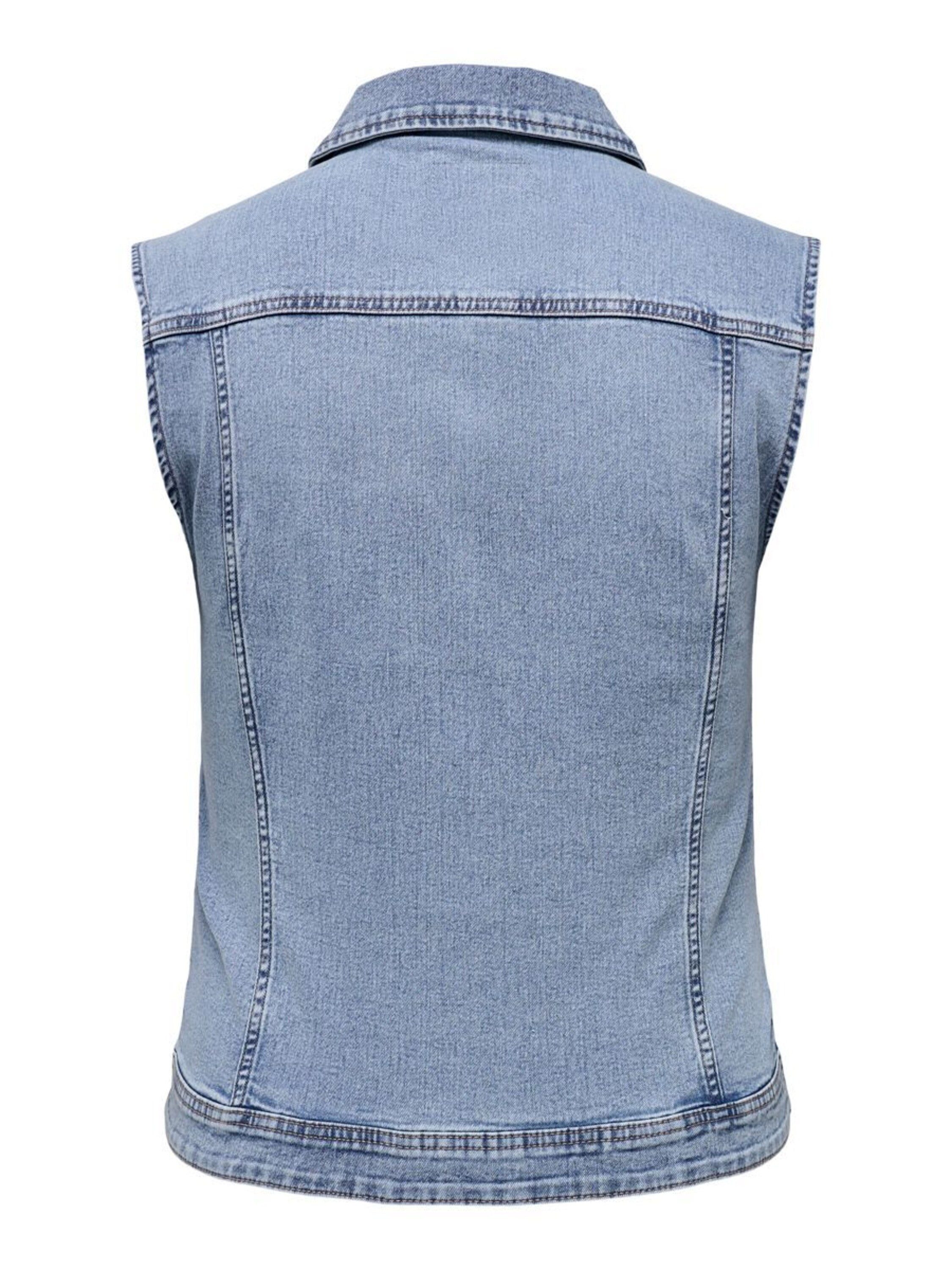 ONLY CARMAKOMA Jeansweste CARWespa (1-tlg) Plain/ohne Details günstig online kaufen