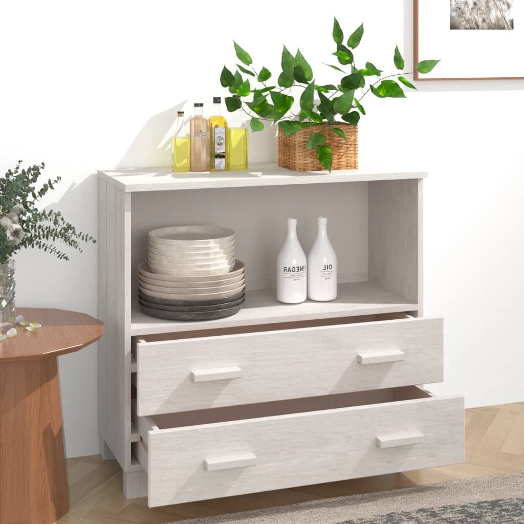 vidaXL Sideboard Sideboard HAMAR Weiß 85x35x80 günstig online kaufen