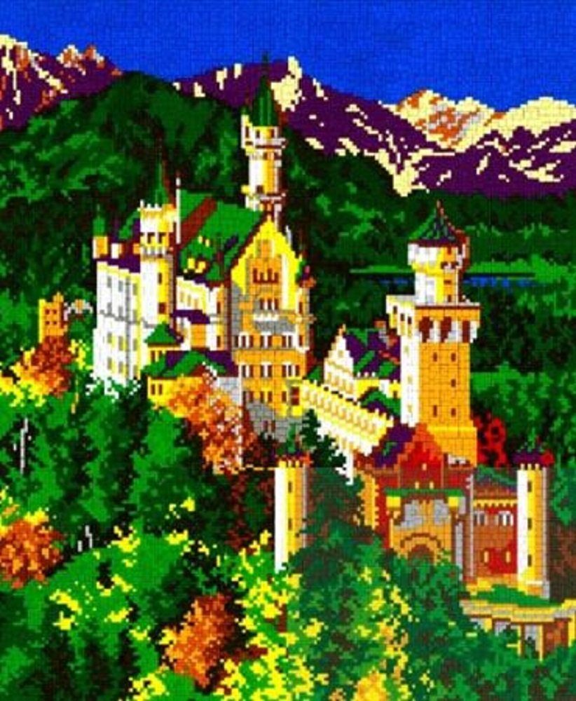 Stick it Steckpuzzle Schloss Neuschwanstein im Sommer, 13000 Puzzleteile, B günstig online kaufen