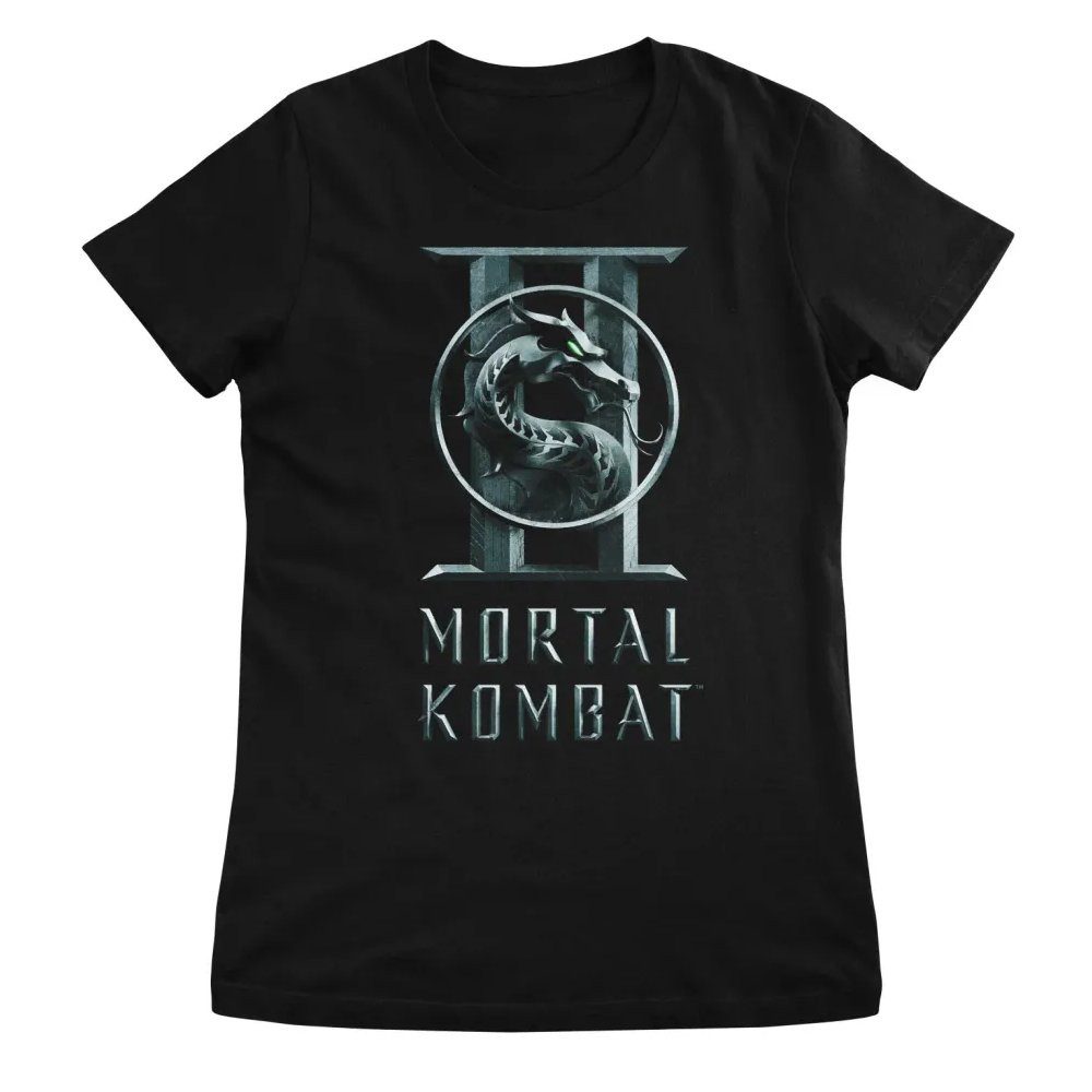Mortal Kombat T-Shirt II Logo Girly Tee