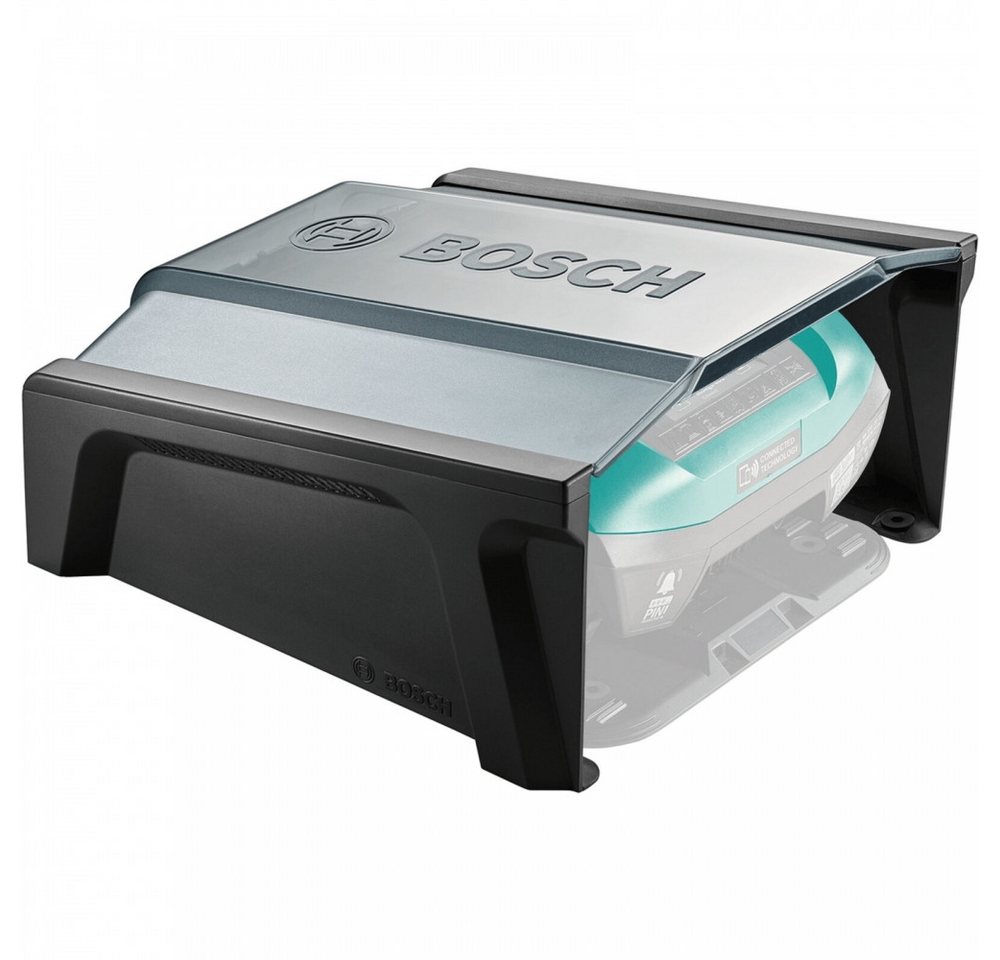 BOSCH Rasenmähroboter Bosch Indego Garage für Mähroboter – Robuste Abdeckung., (Schutz vor Witterungseinflüssen, Transparentes Dach), Schutz vor Witterungseinflüssen schwarz BOSCH Rasenmähroboter Bosch Indego Garage für Mähroboter – Robuste Abdeckung., (Schutz vor Witterungseinflüssen, Transparentes Dach), Schutz vor Witterungseinflüssen schwarz