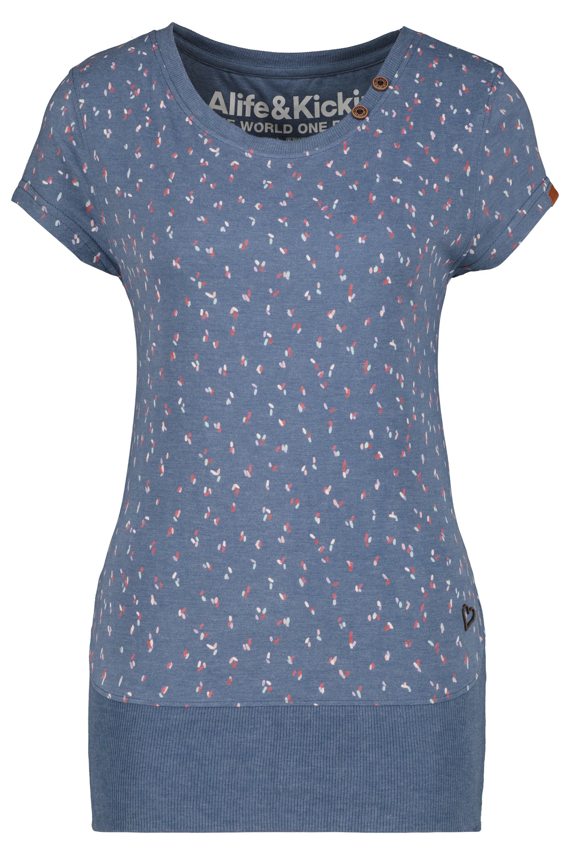 Alife & Kickin T-Shirt CocoAK Shirt T-Shirt melange B Damen nightblue