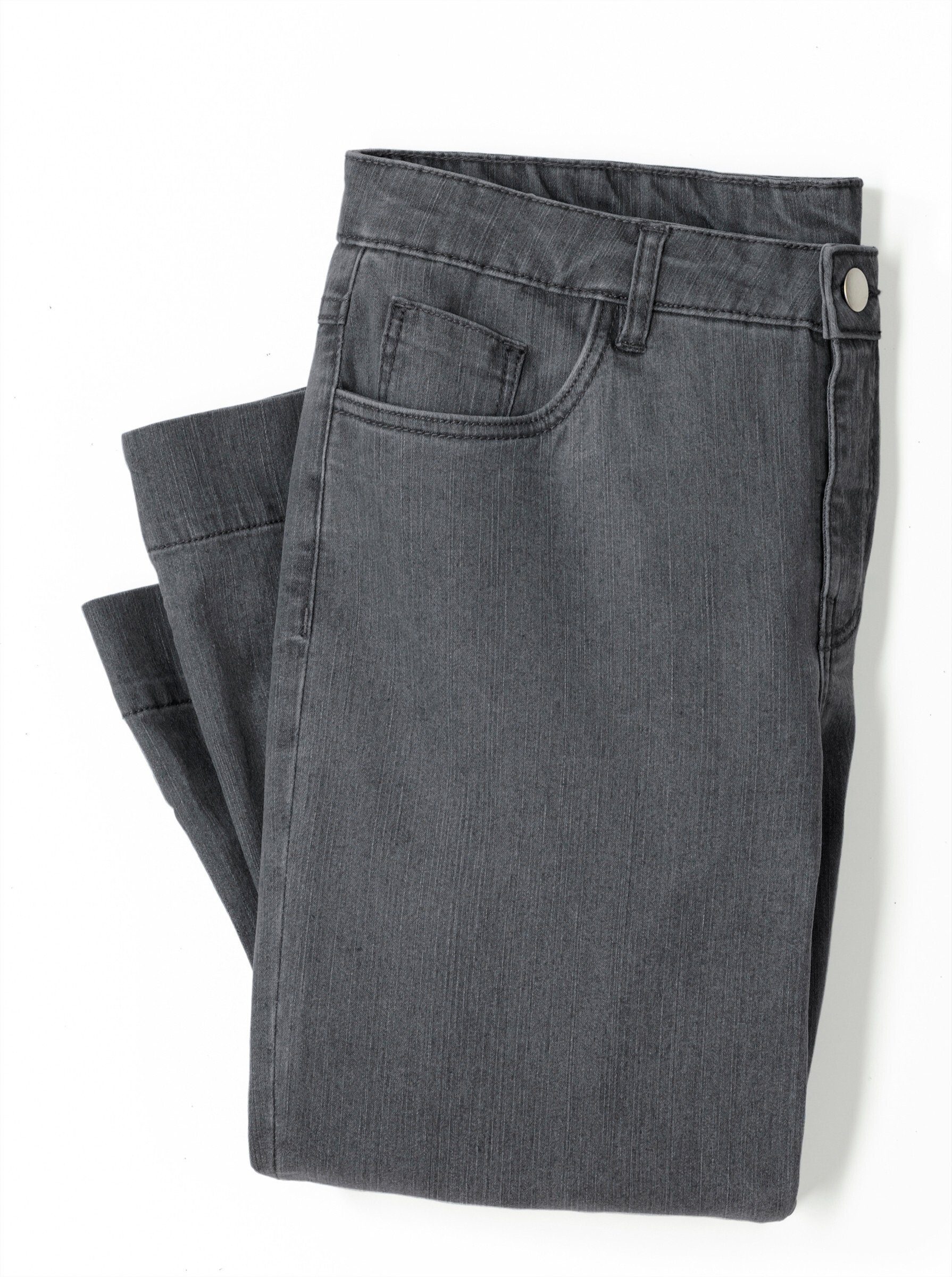 WITT WEIDEN Bequeme Jeans stone-grey-denim