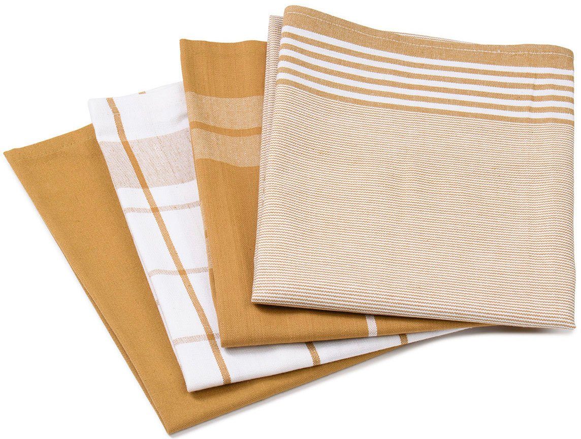 Gözze Geschirrtuch Geschirrtücher, Des. 60057, (Set, 4-tlg), kariert, gestr günstig online kaufen