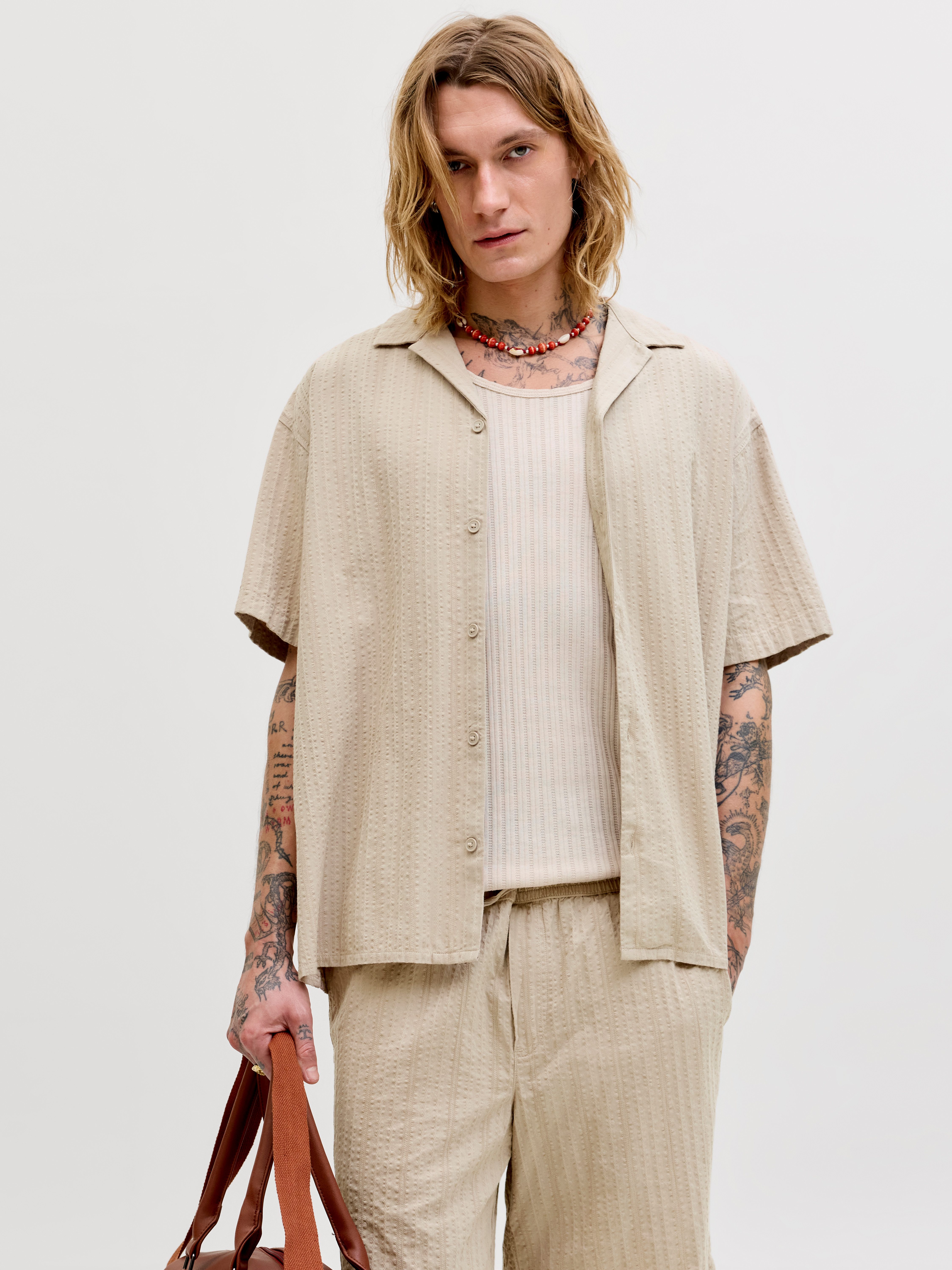 Jack & Jones Kurzarmhemd JJETYSON RESORT SHIRT SS SN mit Resort-Kragen günstig online kaufen