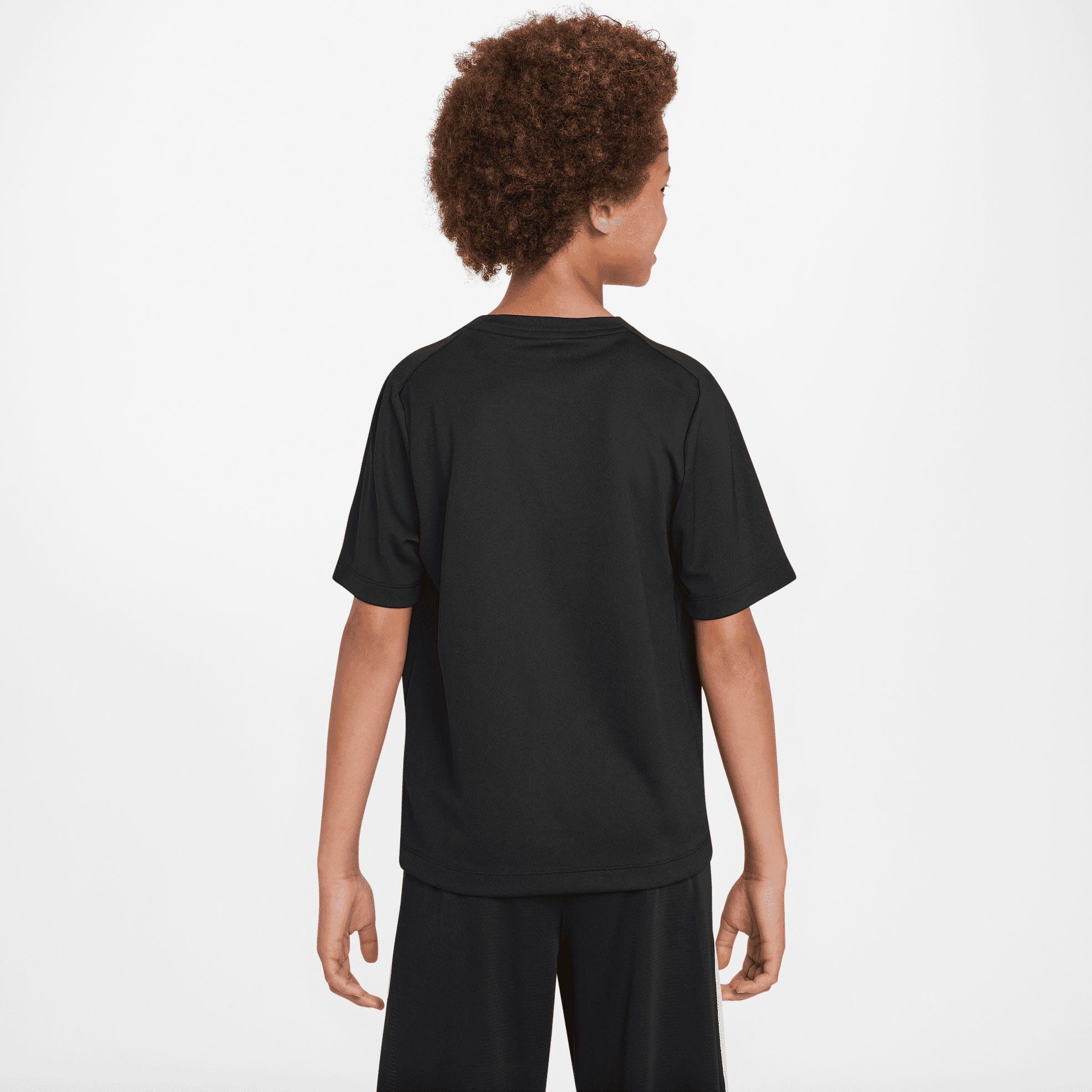 (BOYS) TOP TRAINING KIDS' BLACK/WHITE Trainingsshirt GRAPHIC Nike MULTI+ BIG DRI-FIT
