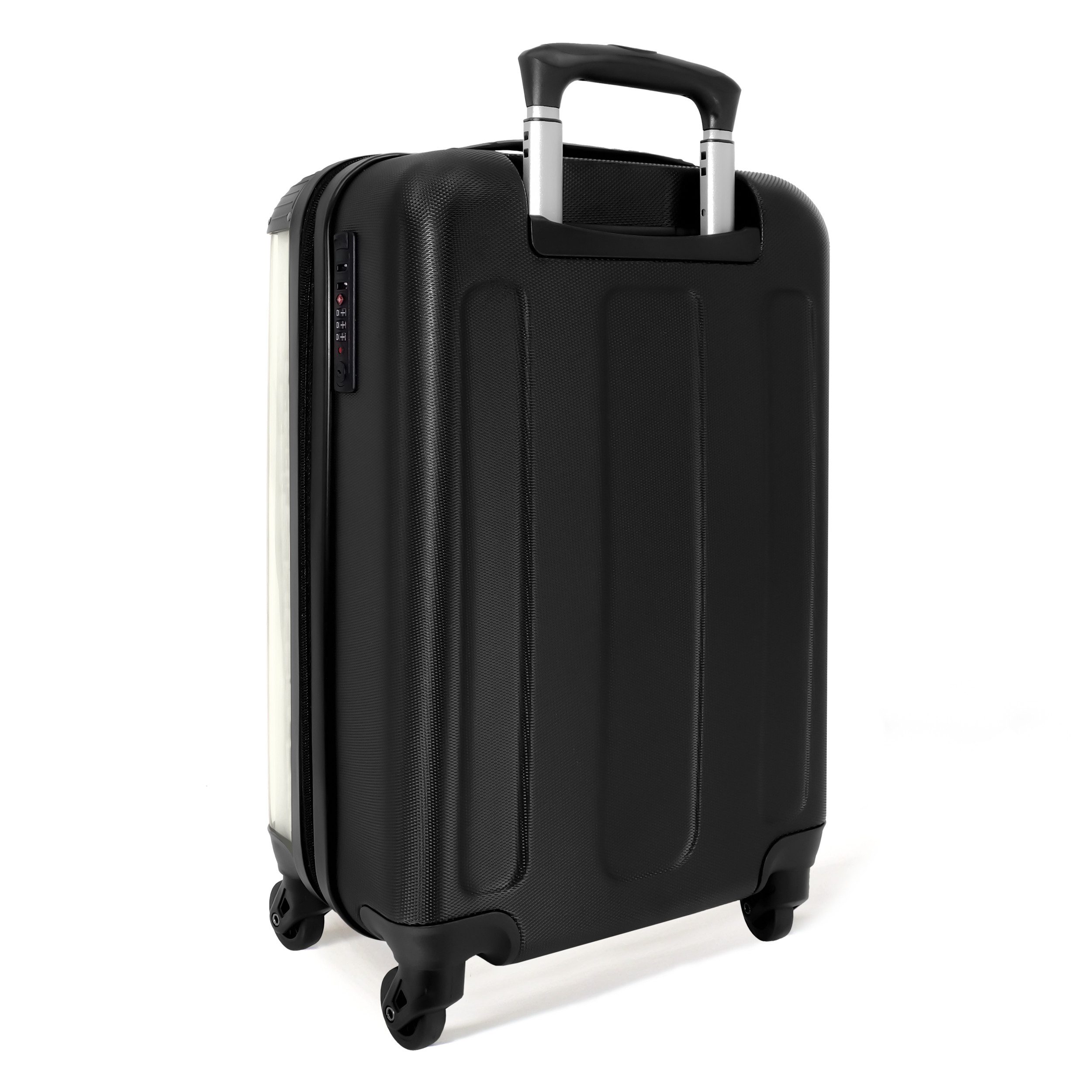 NoBoringSuitcases.com© Hartschalen-Trolley Kunst - Meer - Wellen - Hokusai - Vintage 55x35x20cm, 4 Rollen, Reisetasche mit Rollen, Koffer Handgepäck Flugzeug