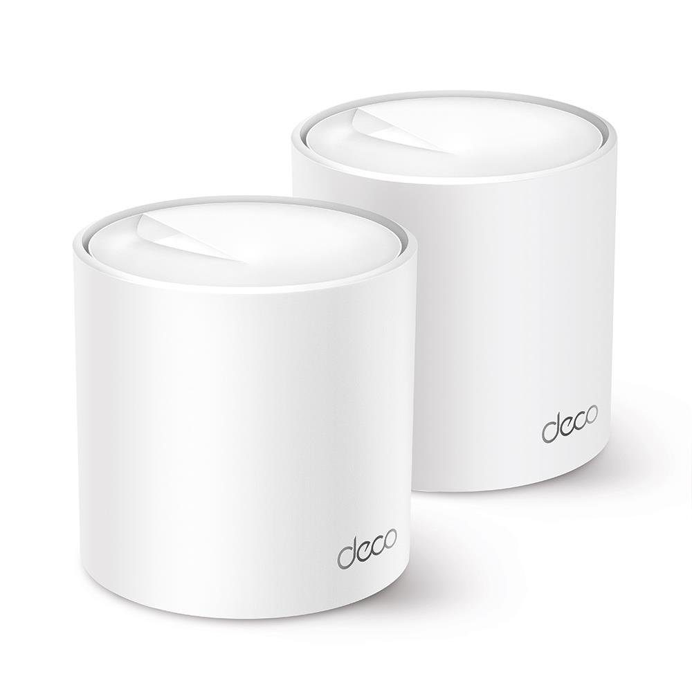 tp-link Deco X50 Mesh WLAN Set 2er Pack AX3000 WLAN-Repeater, Dual Band Router & Repeater, WPA3 Reichweite bis 418m²