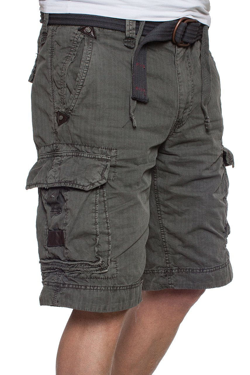 Lag mit Gürtel Jet Cargoshorts Off Take 7 Charcoal