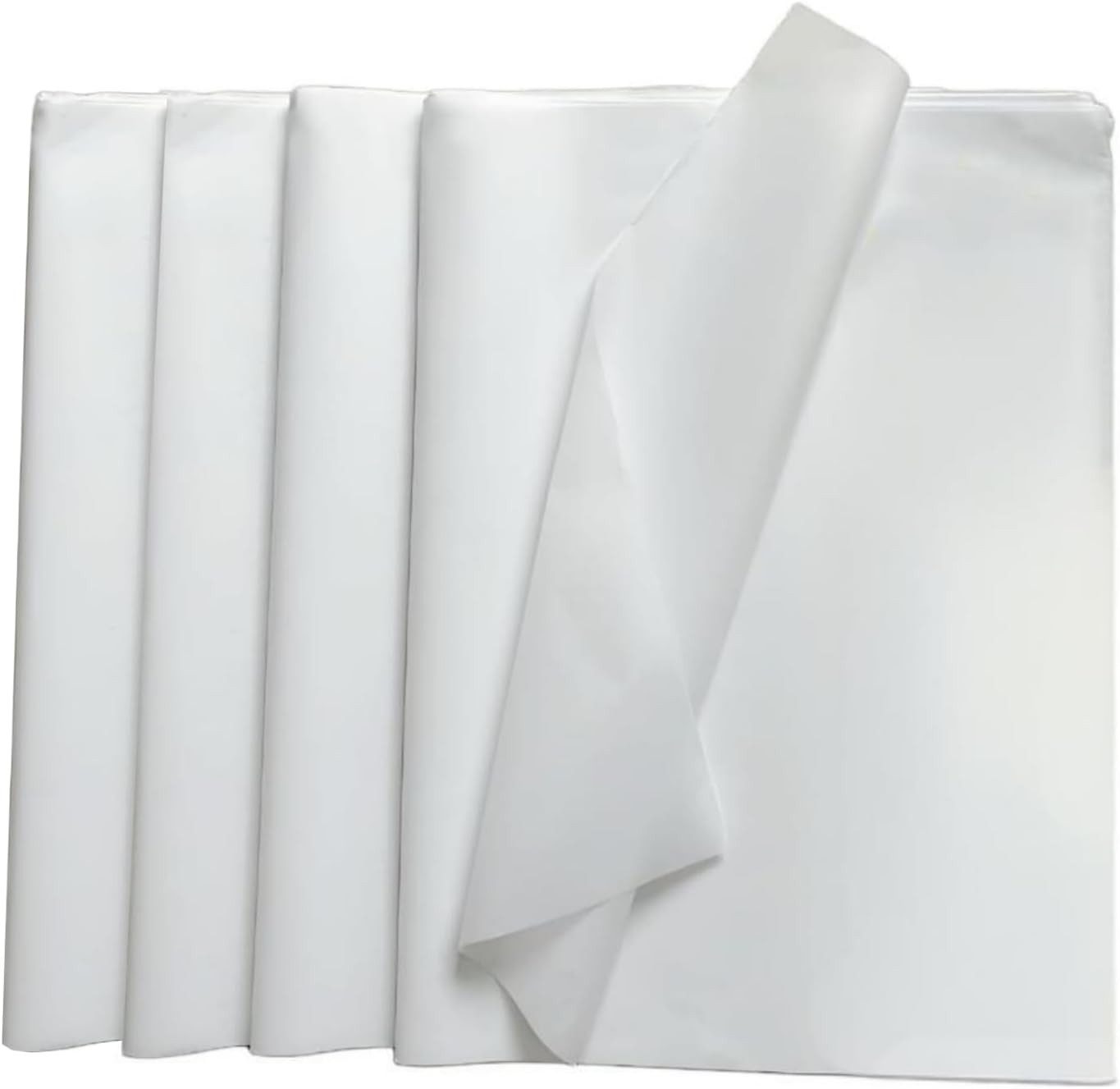 FELIXLEO Endlospapier 150 Blatt Seidenpapier Weiß Geschenkpapier Füllmaterial Bastelpapier