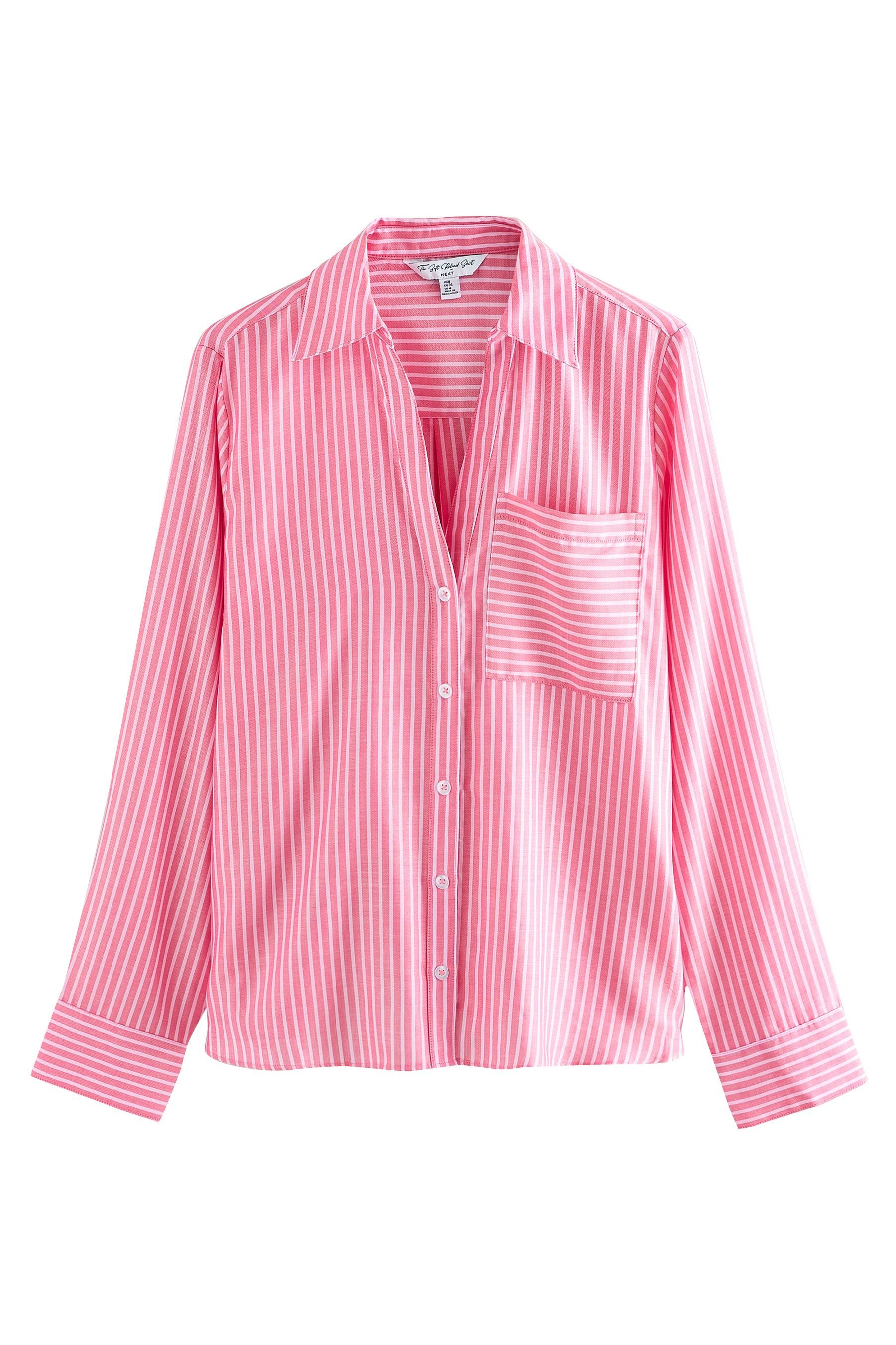 Next Langarmhemd Langärmelige, legere Business-Bluse (1-tlg) günstig online kaufen