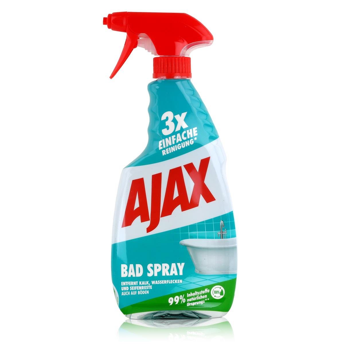 Spray AJAX Bad Kalk Badreiniger Badreiniger Pa Ajax (1er Entfernt - Seifenreste 500ml &