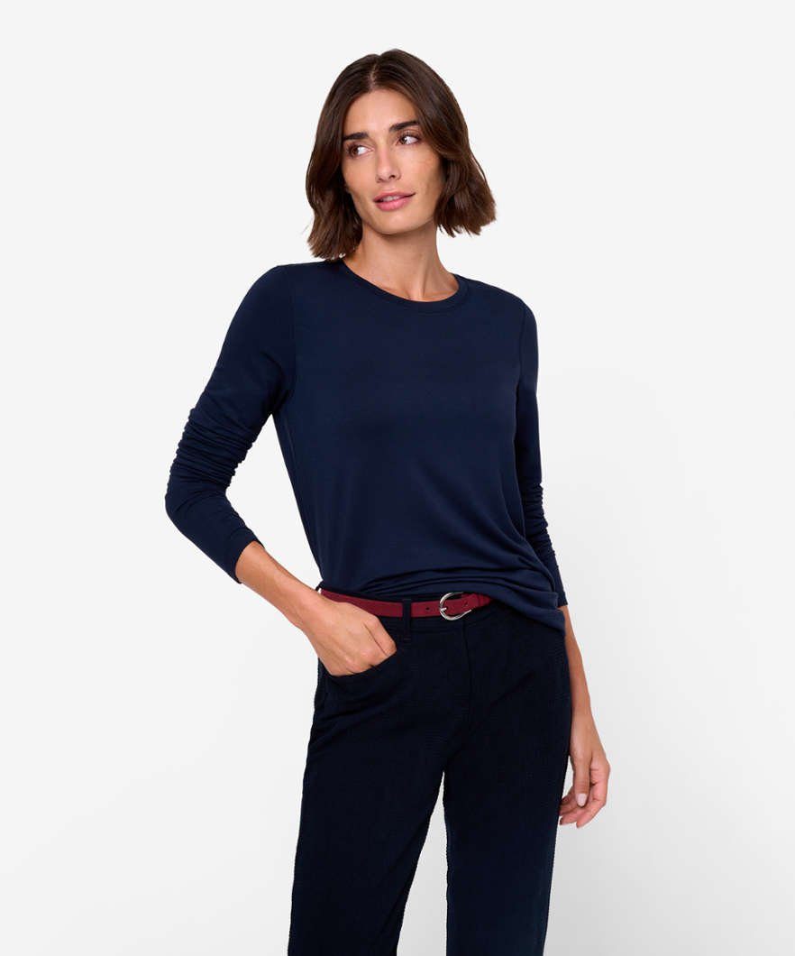 Brax Langarmshirt Style CARINA dunkelblau | Shirts