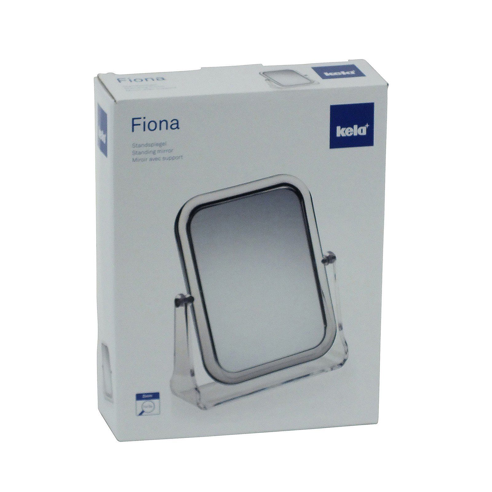 kela Standspiegel Fiona, schwenkbare rechteckiger 1x-/3x-Vergrößerung Form, in Spiegelfläche