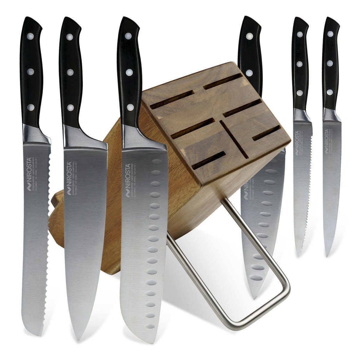 Nirosta Ножиblock Ножиblock-Set "Trinity", 7-teilig