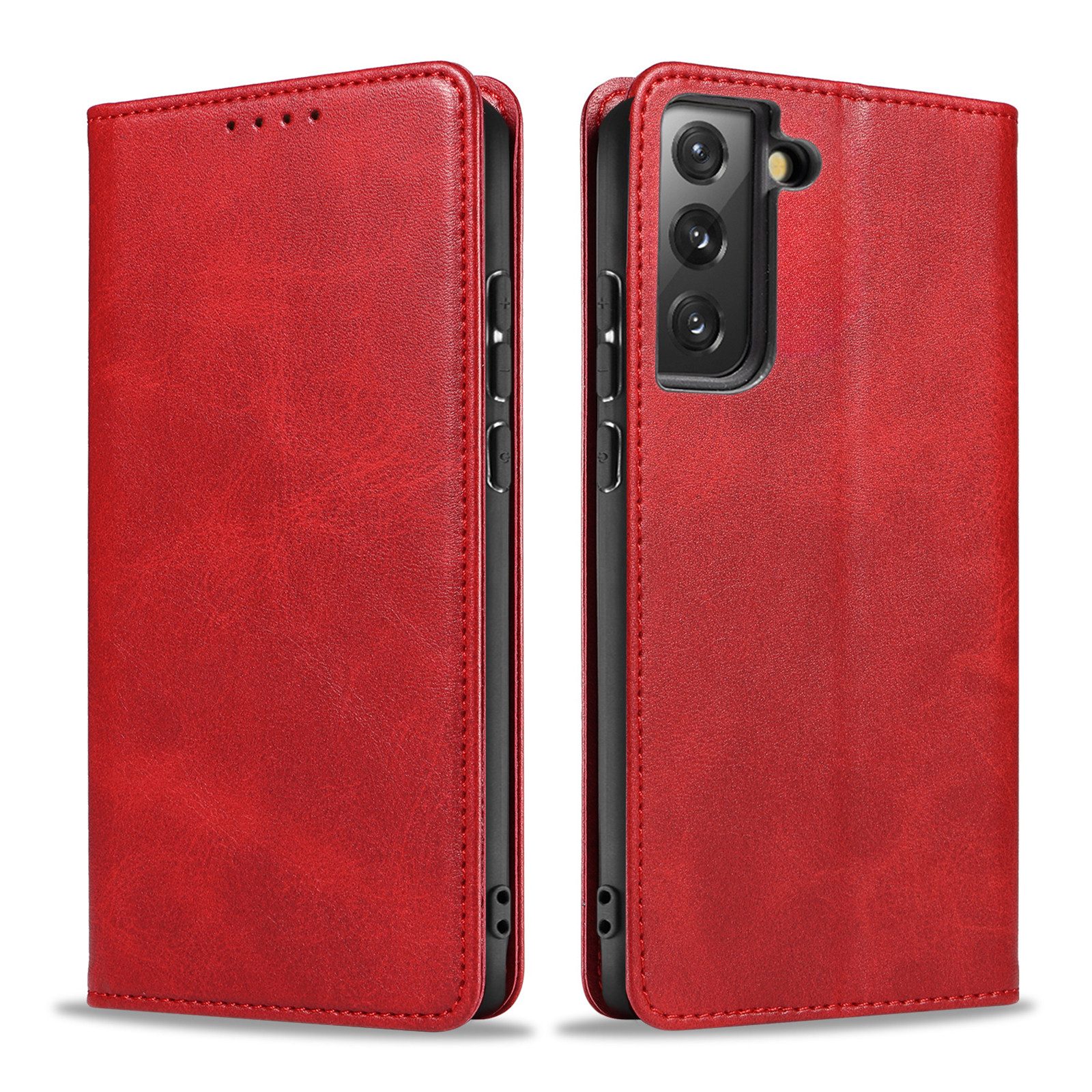 Tec-Expert Handyhülle Tasche Hülle für Samsung Galaxy S22 6.1 Zoll, 6.1", Cover Klapphülle Case mit Kartenfach Fliphülle aufstellbar